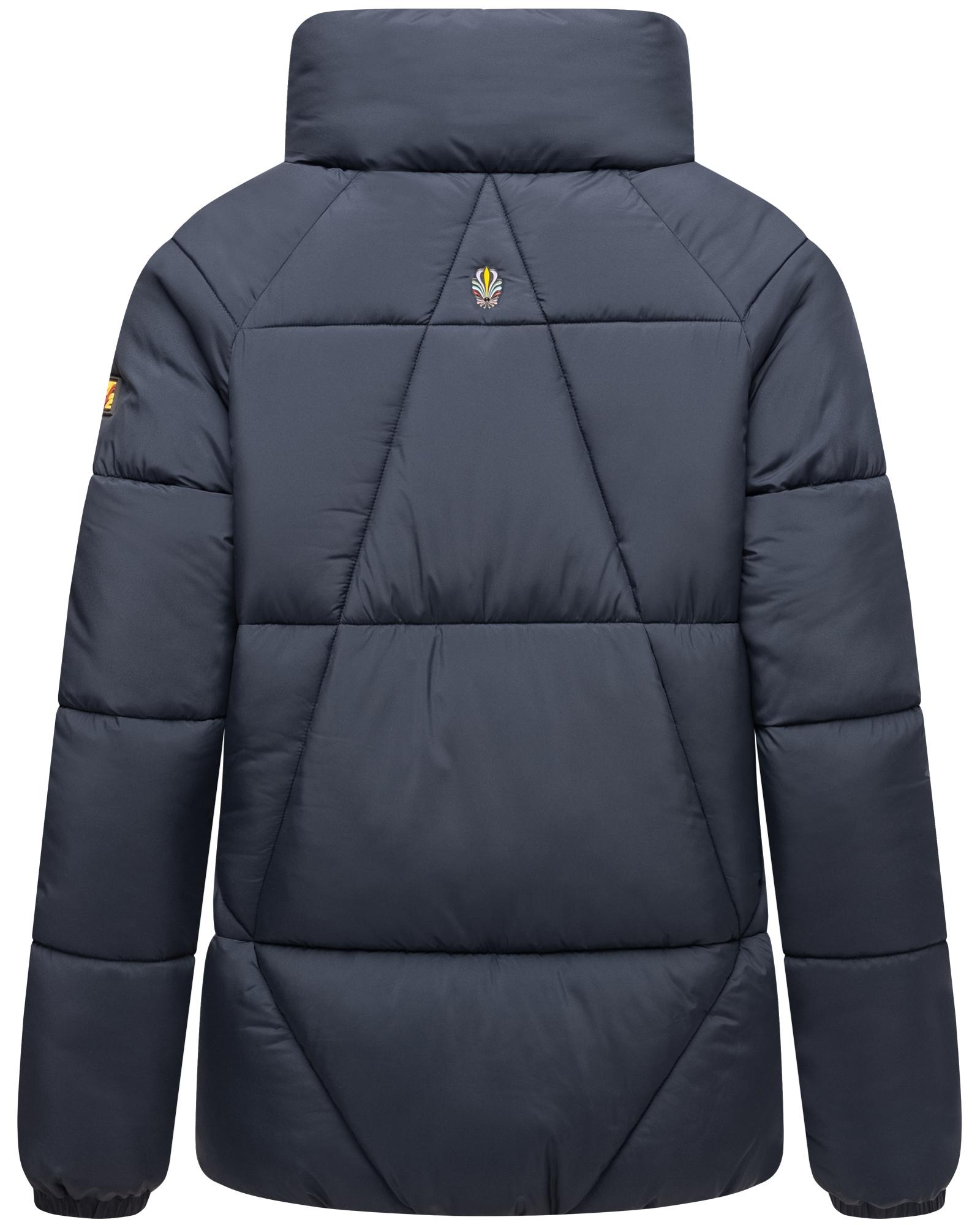 Navahoo Steppjacke »Schokolinaa 14«, ohne Kapuze, Winterjacke mit modischer Steppung & hohem Kragen