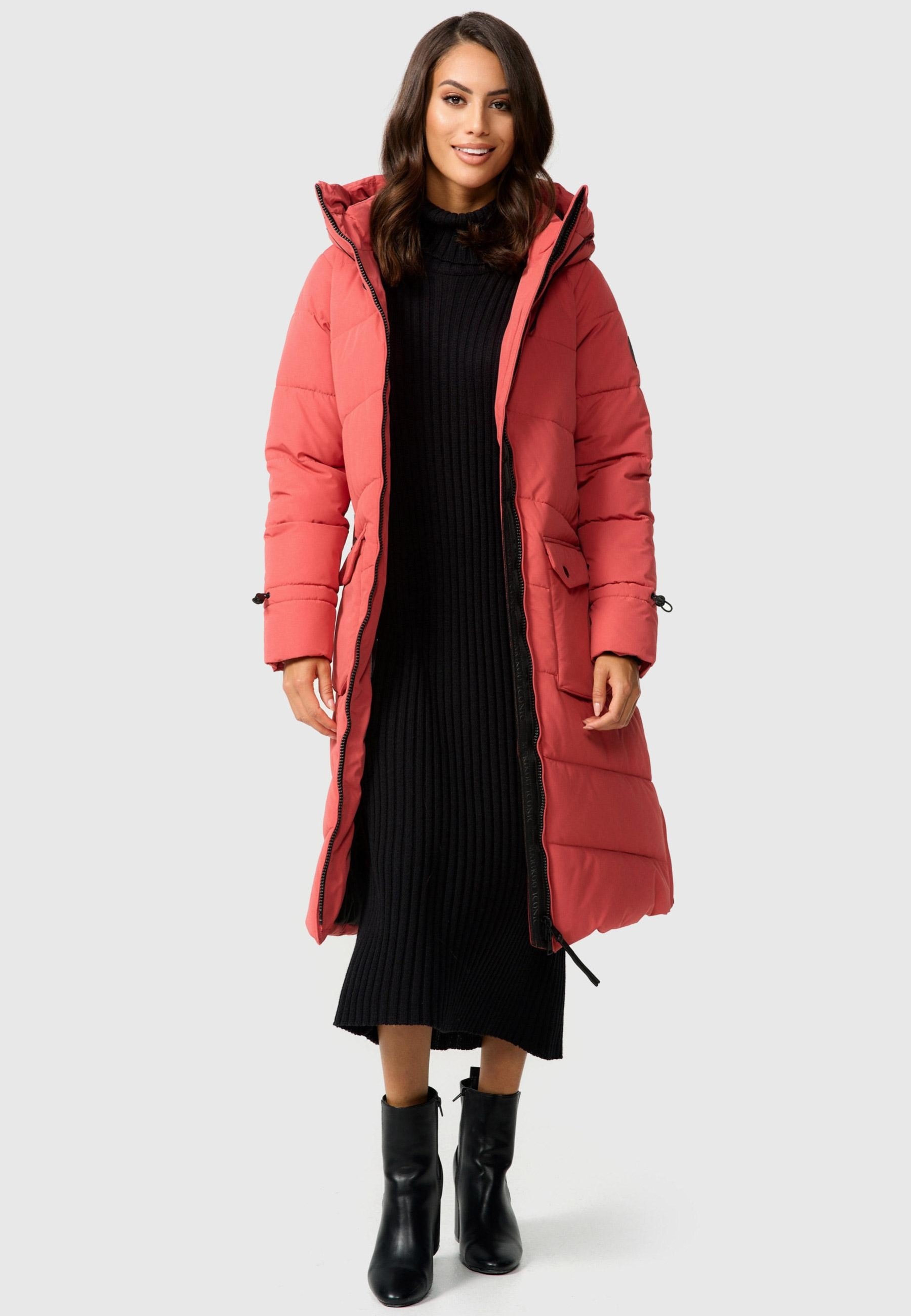 Marikoo Winterjacke »Tomomii XVI«, warmer Winter Stepp Mantel mit Kapuze