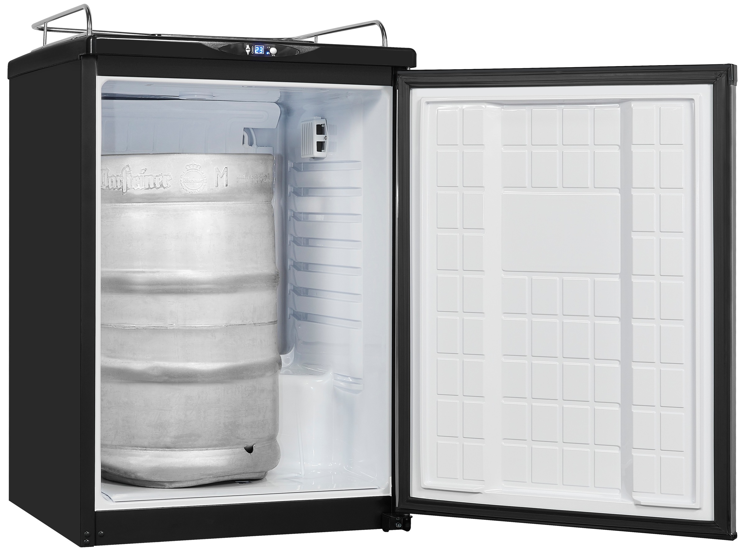 exquisit Getränkekühlschrank "BK160-HE-300G inox" 100 cm hoch 61,5 cm breit günstig online kaufen