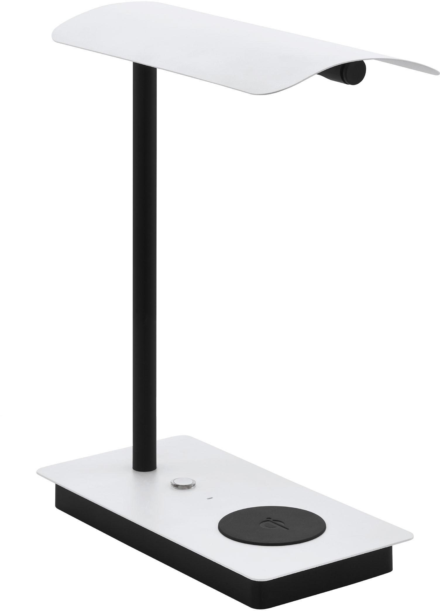 LED-Tischleuchte »ARENAZA« in weiß und schwarz aus Stahl, Kunststoff / inkl. LED fest...