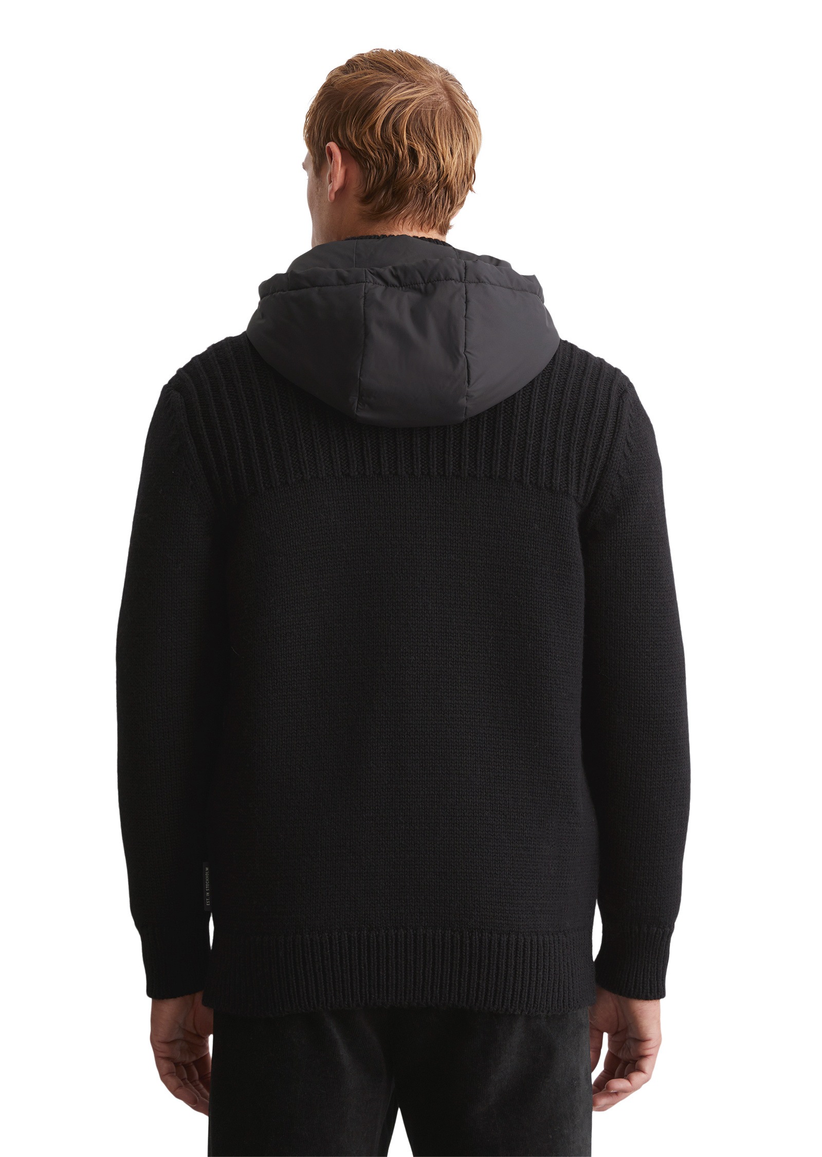 Marc O'Polo Cardigan »mit abnehmbarer Nylon-Kapuze«