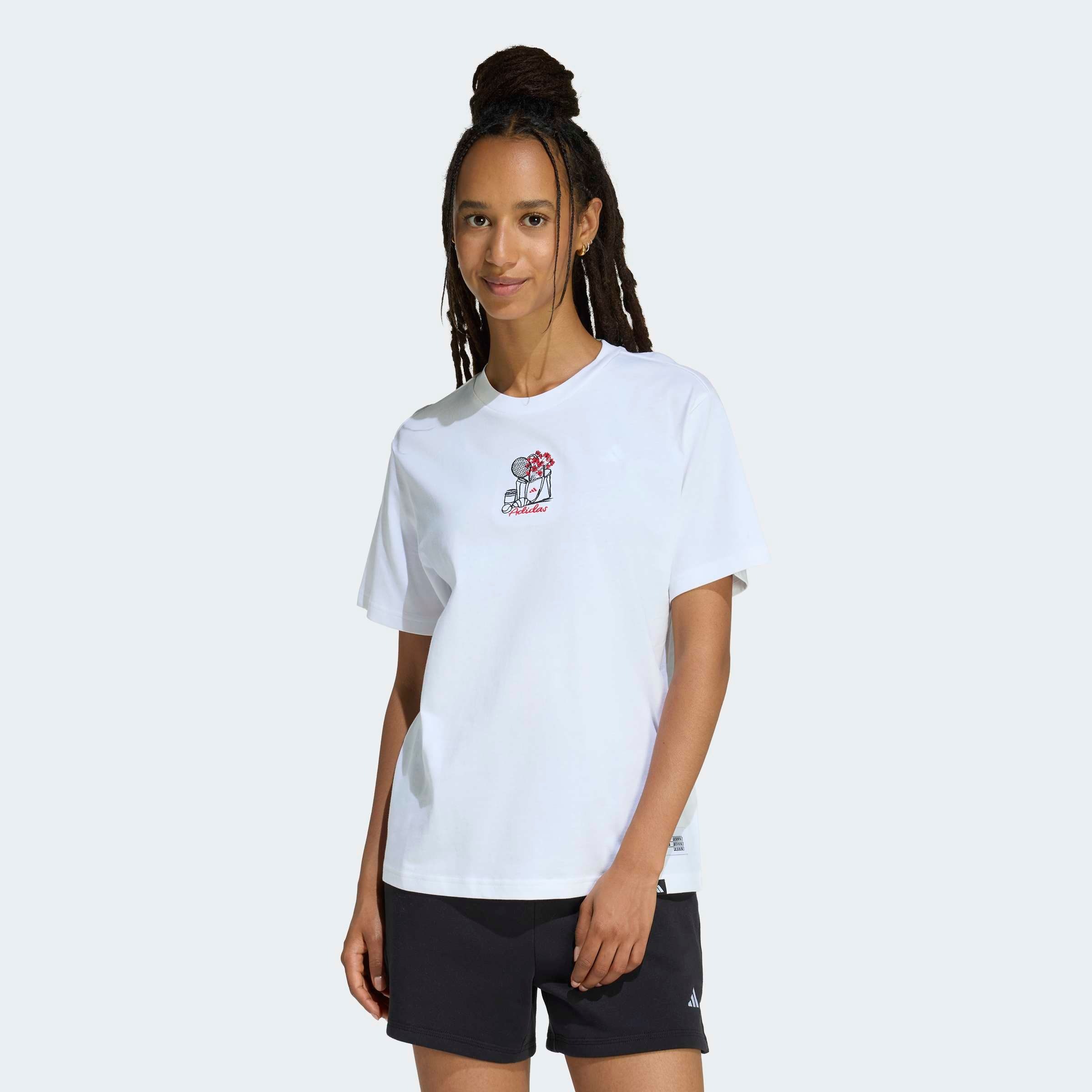 adidas Sportswear T-Shirt "MINI EMBROIDERY GRAPHIC" günstig online kaufen