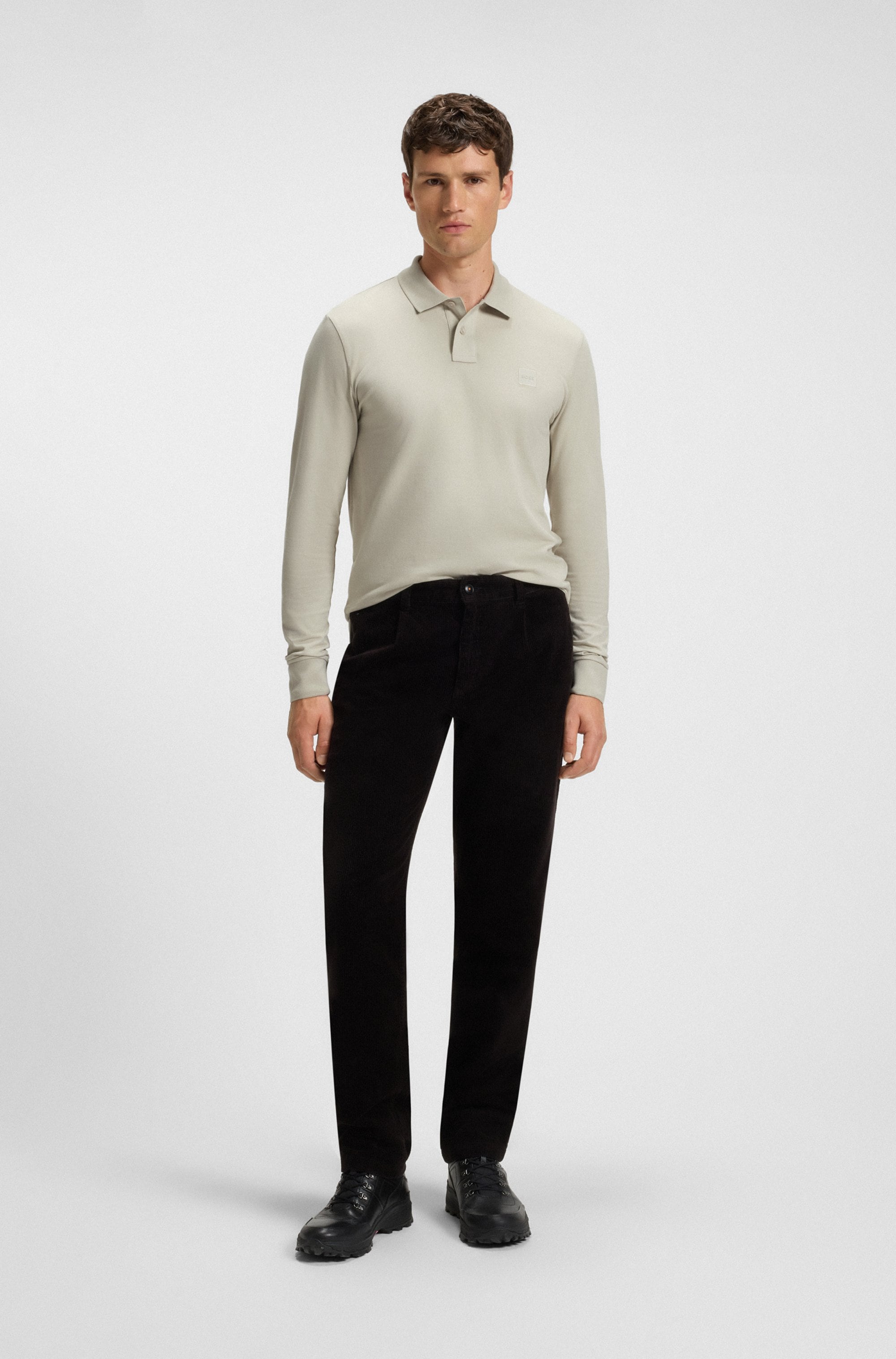 BOSS ORANGE Poloshirt »Passerby«, mit BOSS-Logobadge