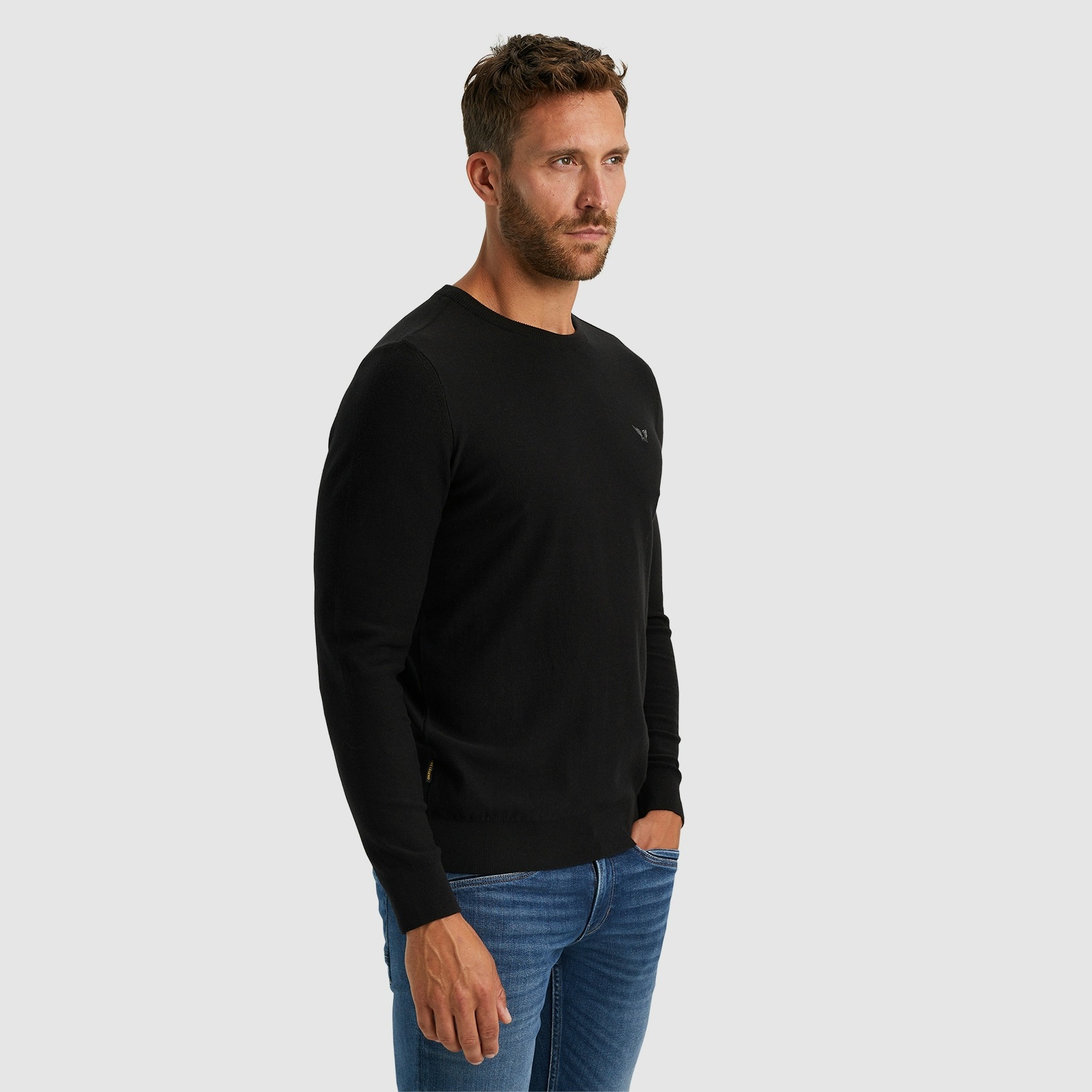 PME LEGEND Strickpullover, mit Logostickerei
