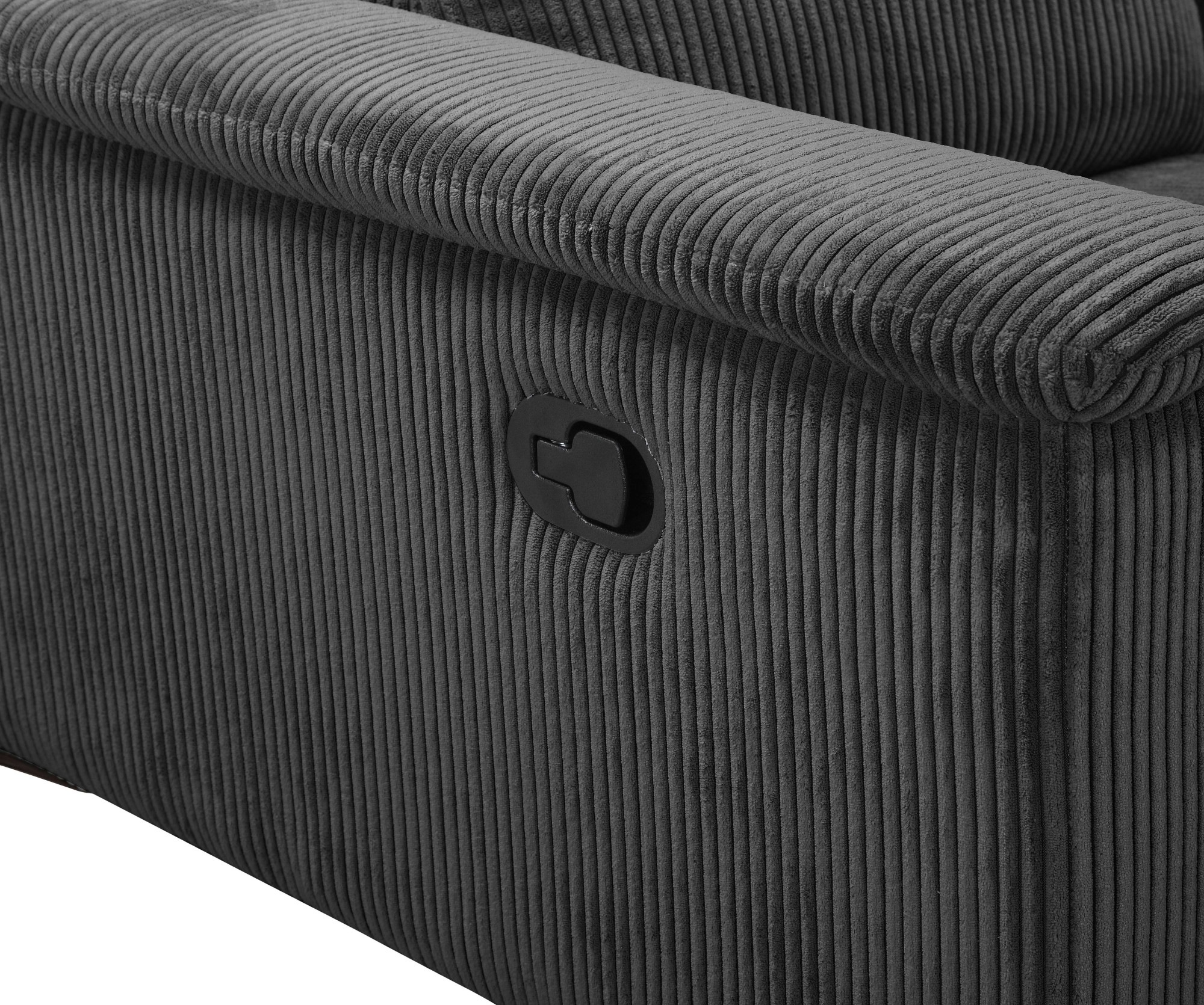 Places of Style 2-Sitzer »Lund in Cord, mit manueller o. elektrischer«, Relaxfunktion, USB-A, Kopfteilverstellung, Breite 160 cm