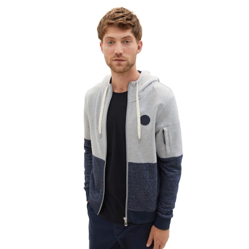 TOM TAILOR Kapuzensweatjacke