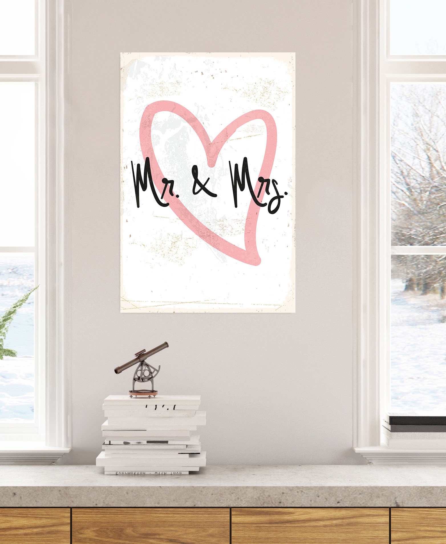 queence Metallbild »Love« Sprüche 1 Stk. tlg.