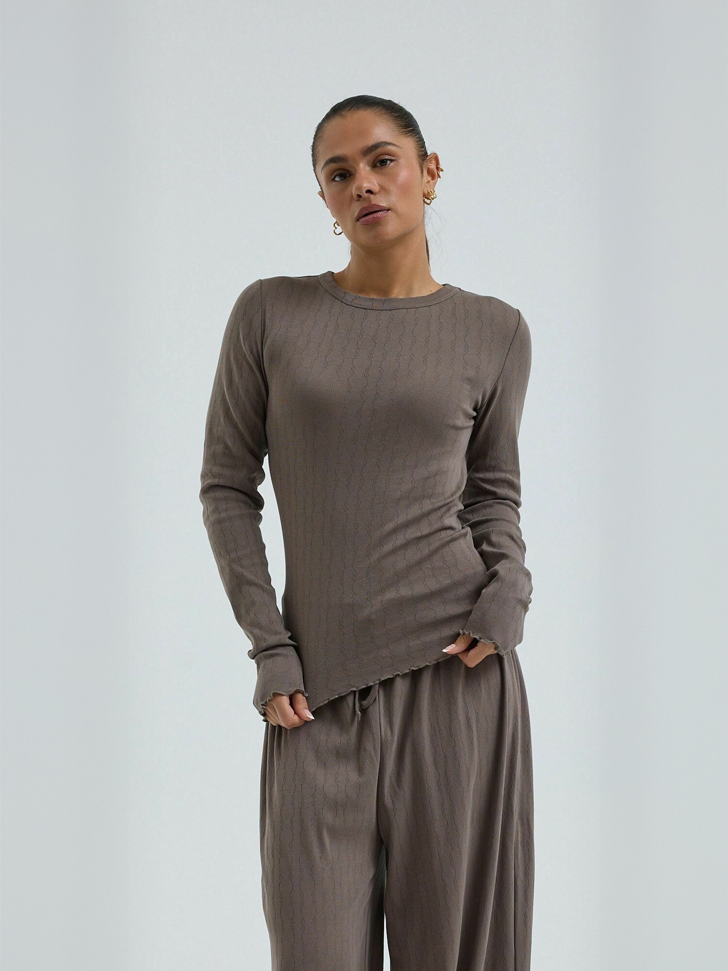 Seamless Basic Hemdbluse »Seamless Basic Shirt Jacquard«
