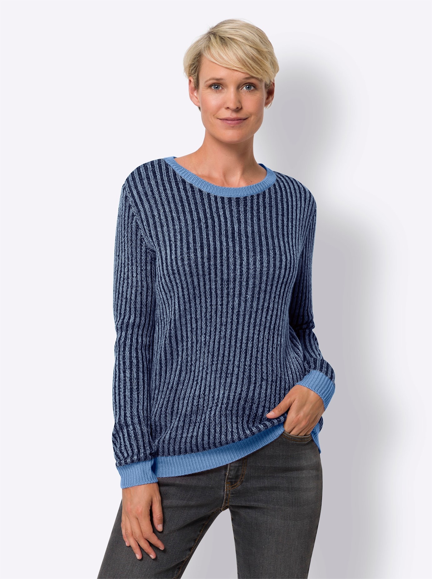 Classic Basics Strickpullover »Rundhals-Pullover«