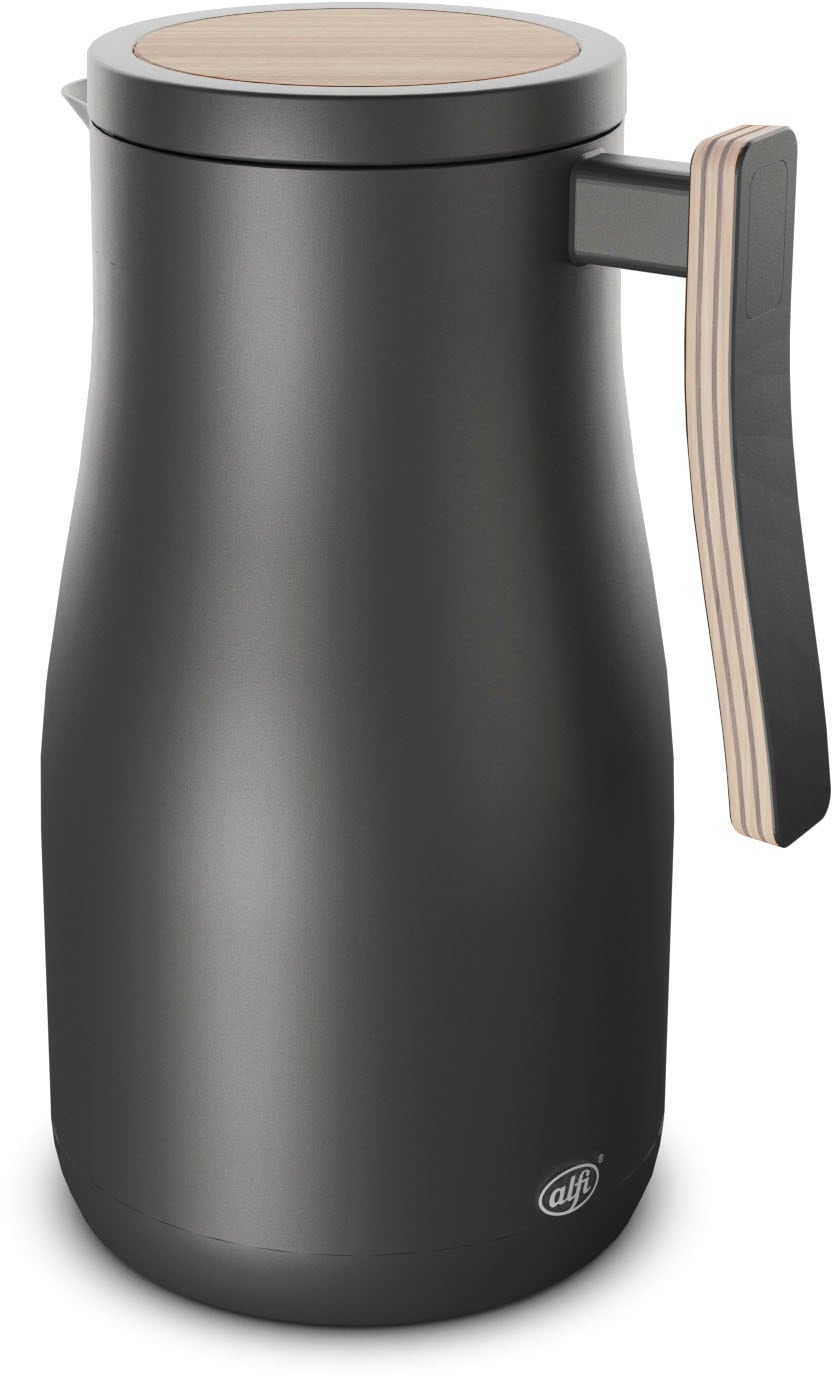 Alfi Isolierkanne »STUDIO ALLURE, aus doppelwandigem Edelstahl«, 1 l, (1 St.), 12h heiß & 24h kalt, ergonomischer Griff, große Öffnung