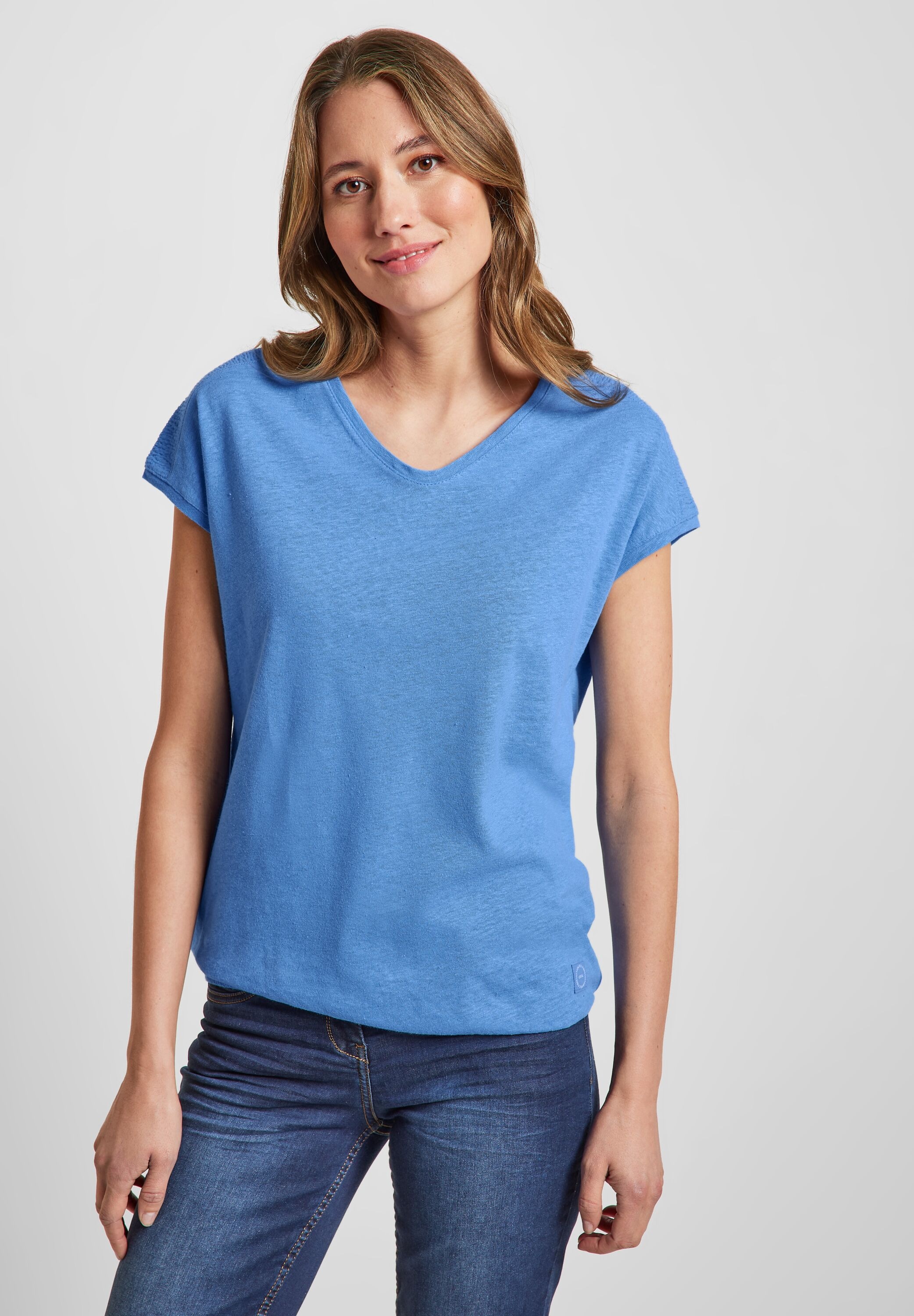 Cecil T-Shirt, BAUR bestellen Unifarbe online | in