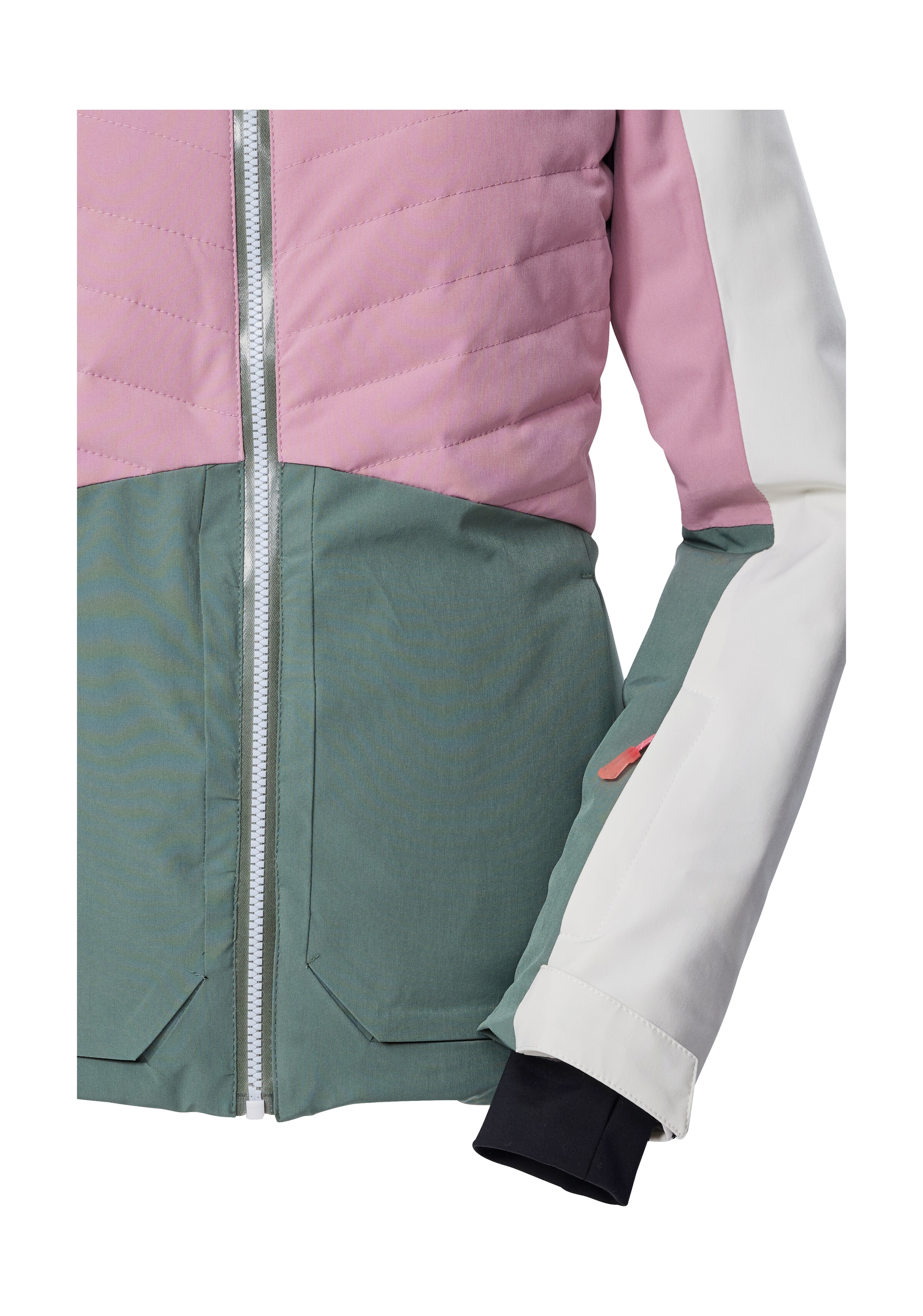 Killtec Skijacke »KSW 30 WMN SKI JCKT« Damen Skijacke: wasserdicht, atmungsaktiv, Colourblock-Design