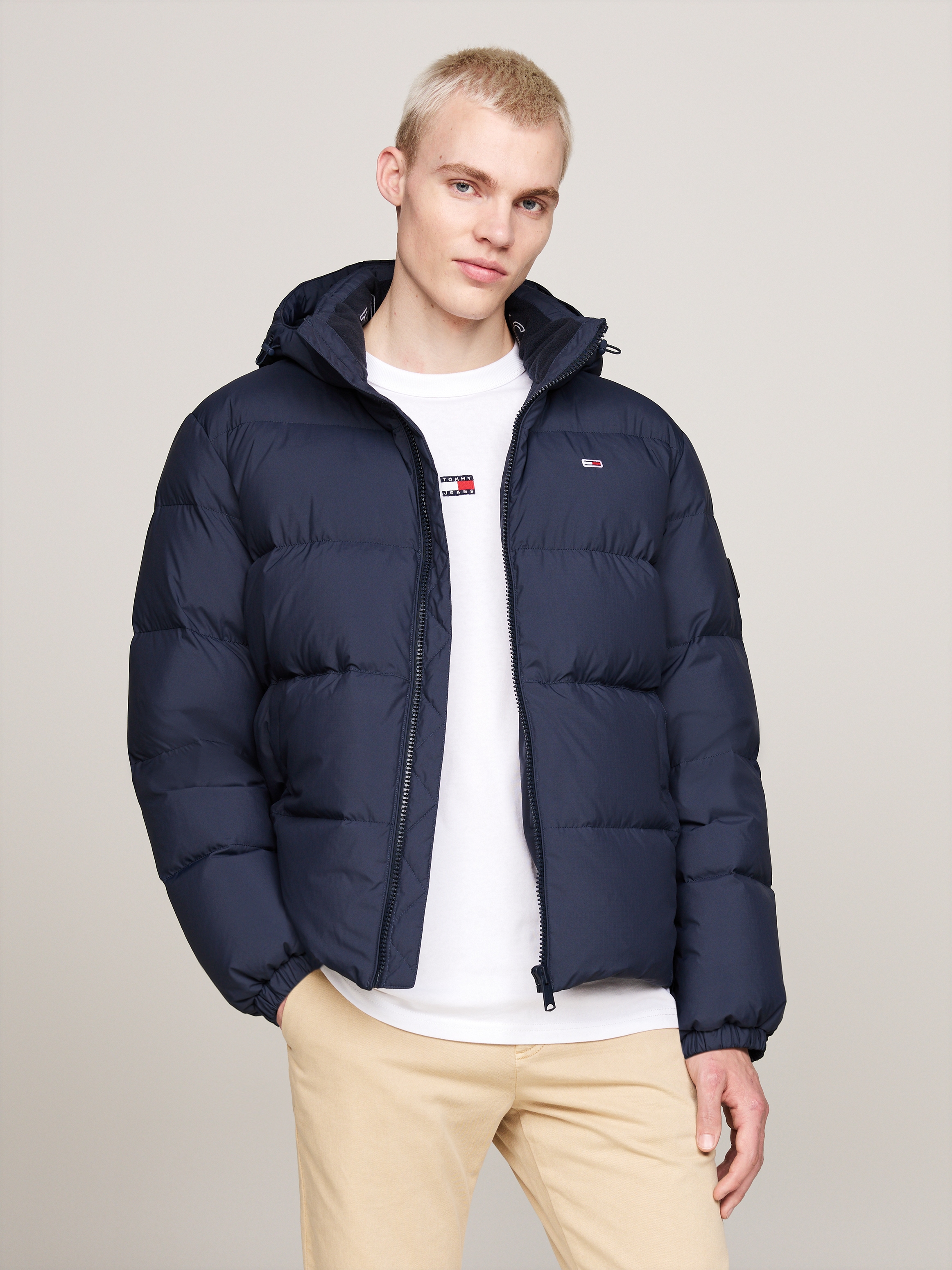 Tommy Jeans Steppjacke "TJM ESSENTIAL DOWN JACKET EXT" mitKapuze Winterjack günstig online kaufen