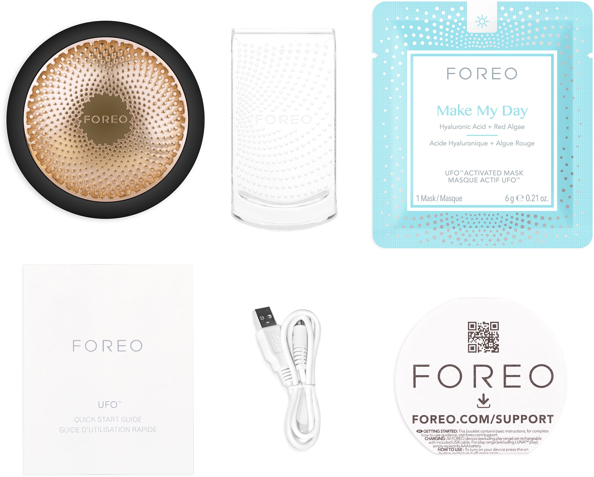 FOREO Elektrische Gesichtsreinigungsbürste »UFO™ 2«, Power Maskenbehandlungs -Gerät für alle Hauttypen per Rechnung | BAUR