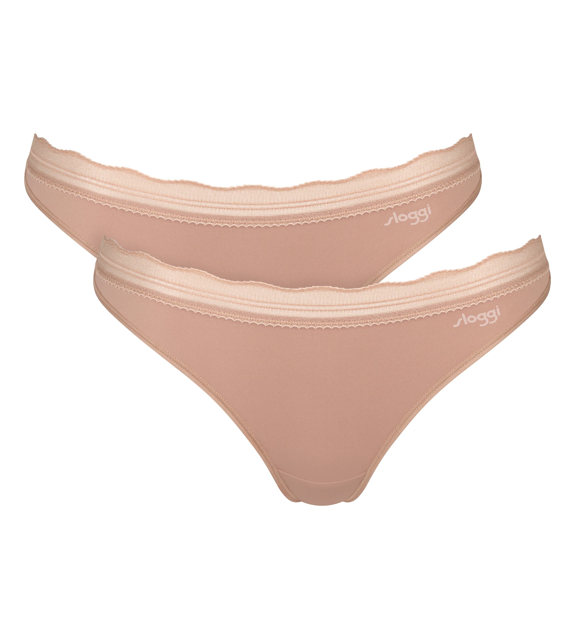 sloggi String "GO Blush String 2P" mit Spitzendetails