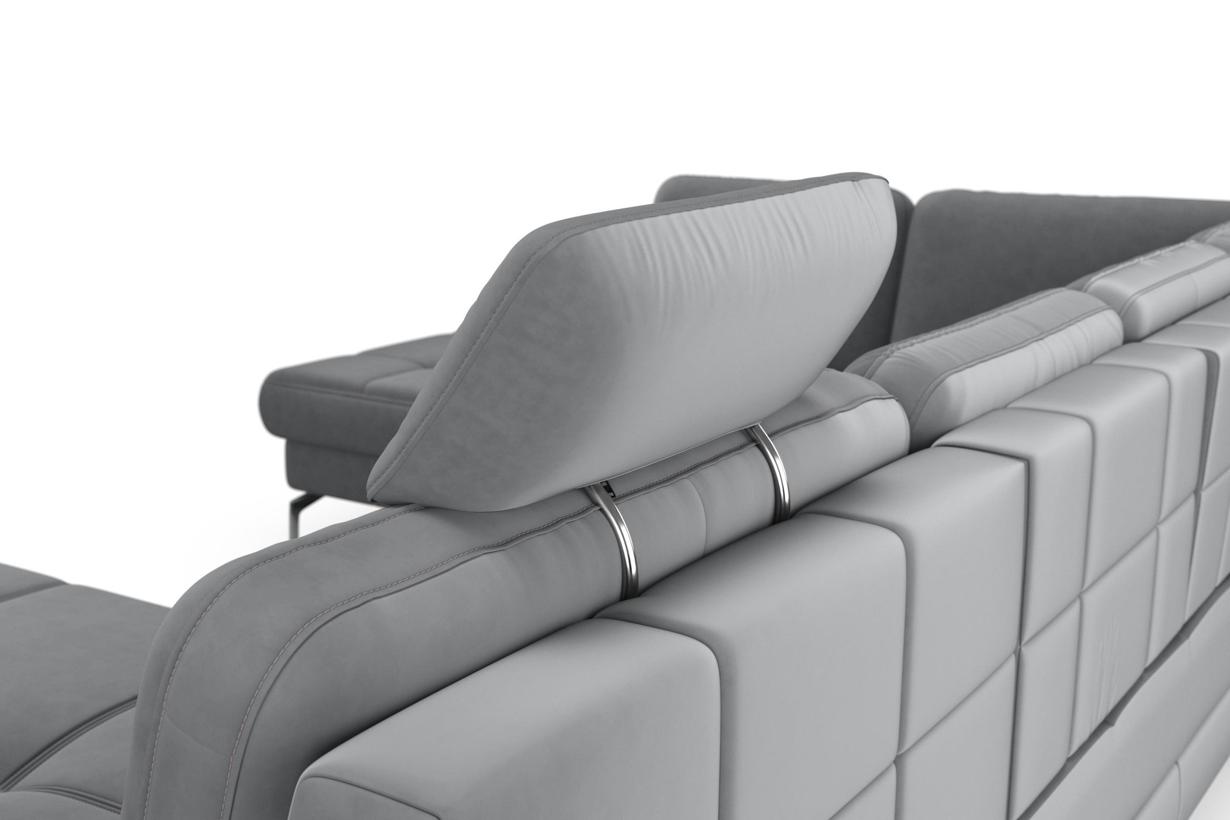 sit&more Wohnlandschaft »Bendigo U-Form«, inklusive Sitztiefenverstellung, Bodenfreiheit 15 cm, in 2 Fußfarben