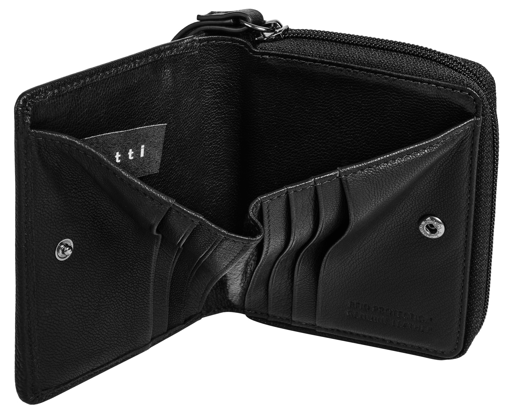 bugatti Geldbörse »BLACK MAGIC« echt Leder