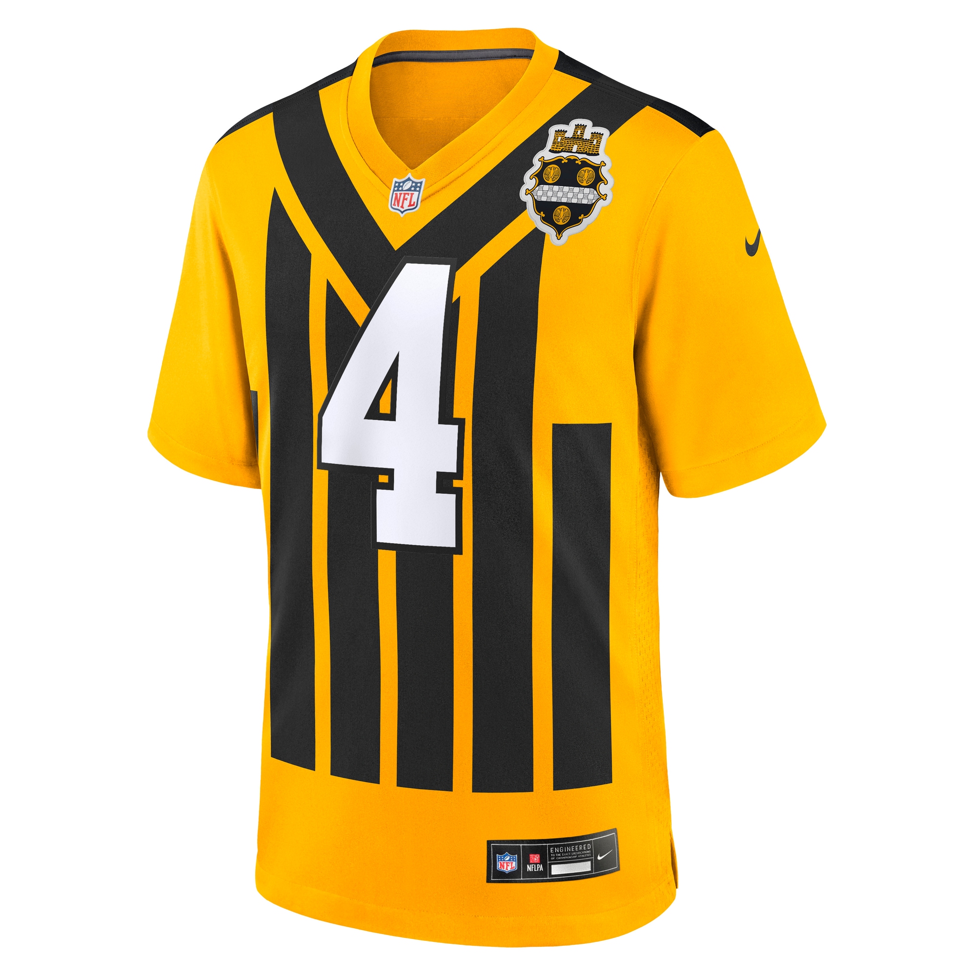 Nike Footballtrikot »Nike Trikot Pittsburgh Steelers Nike Jersey Alt. Metcalf 4«