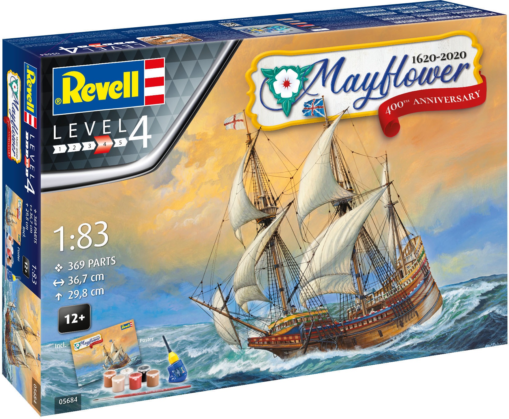 Revell® Modellbausatz »Mayflower«, 1:83, Made in Europe