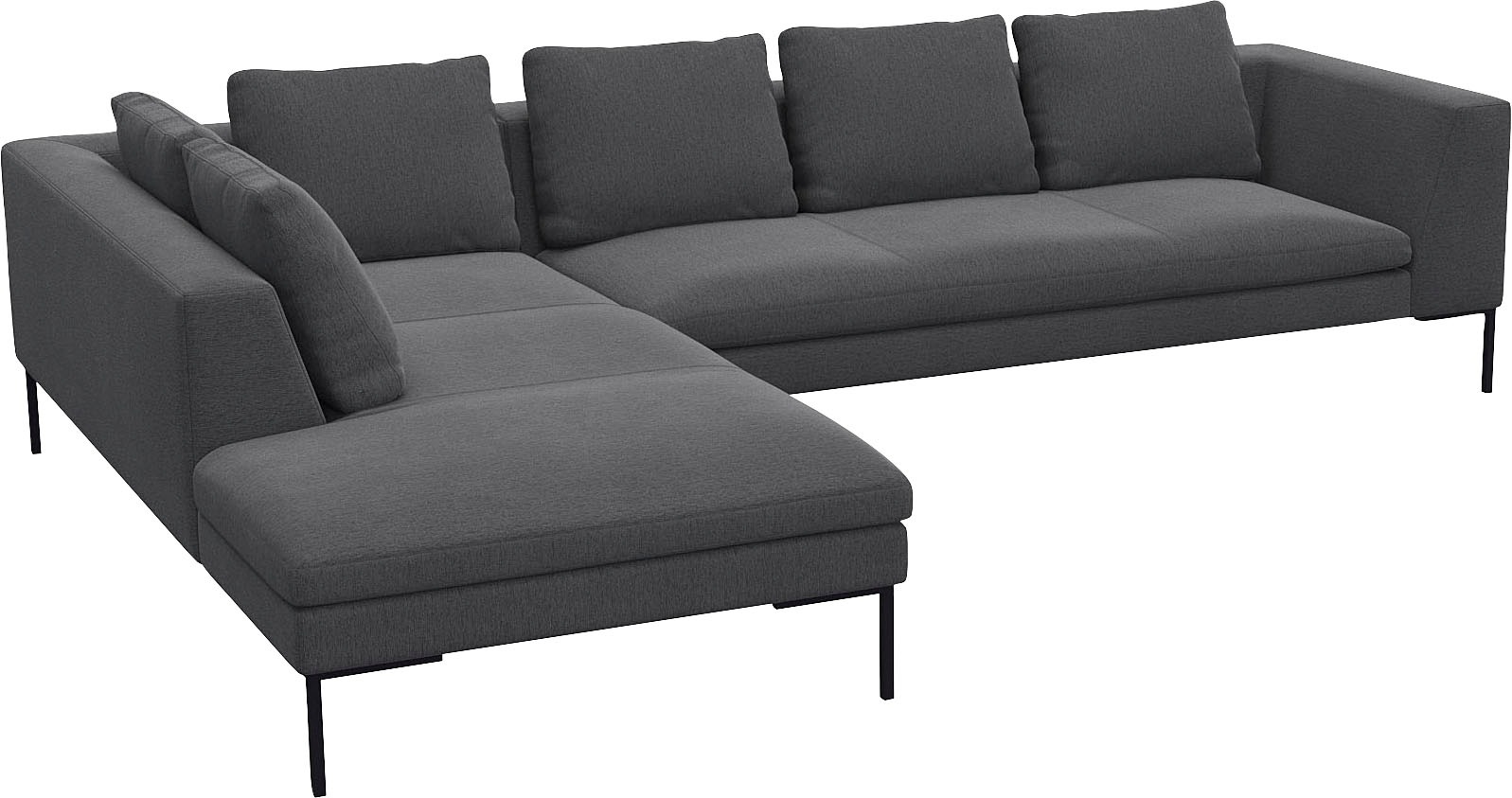 FLEXLUX Ecksofa "Loano, superbequemer Sitzkomfort durch Kaltschaum im Sitz, günstig online kaufen