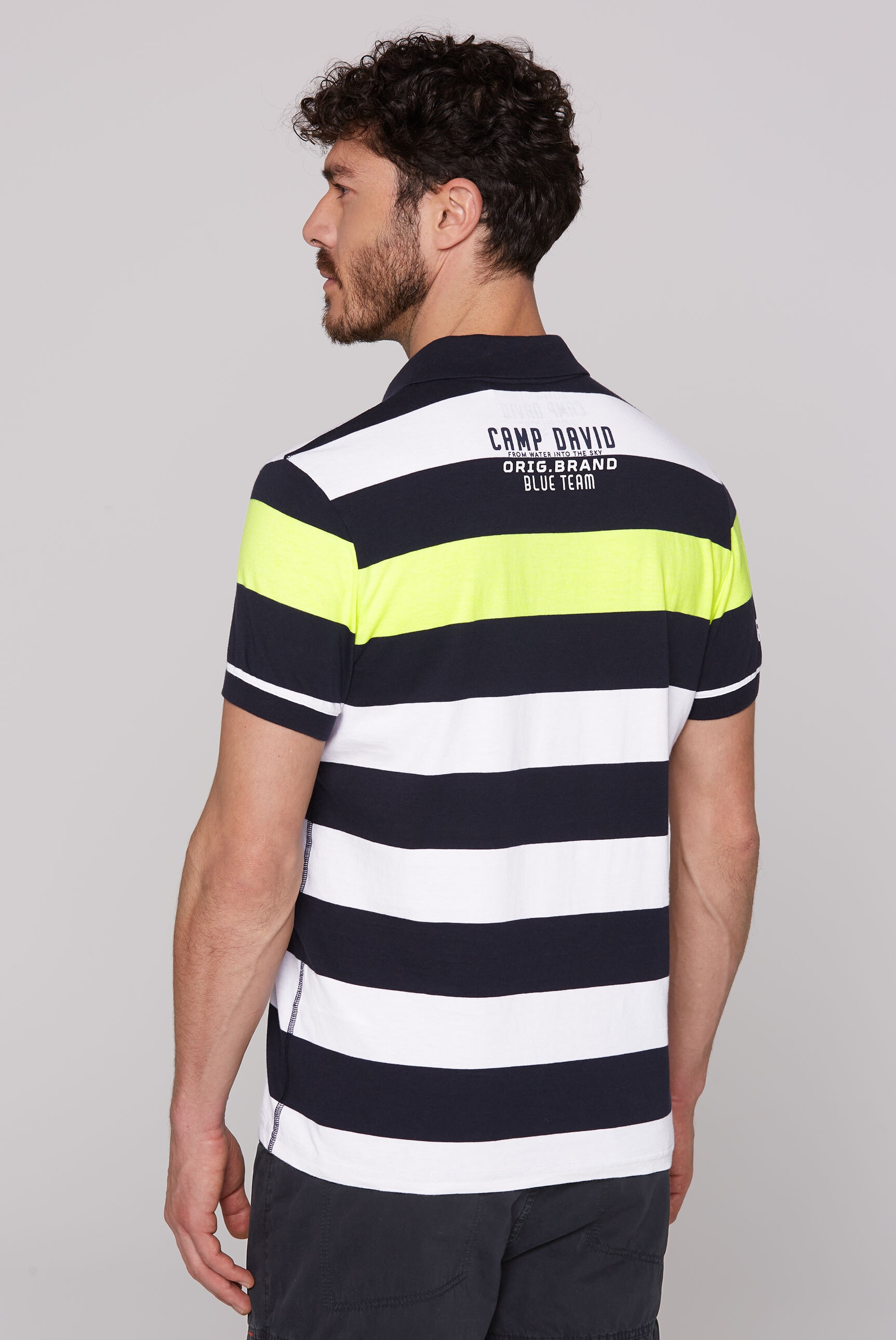 CAMP DAVID Poloshirt, aus Baumwolle