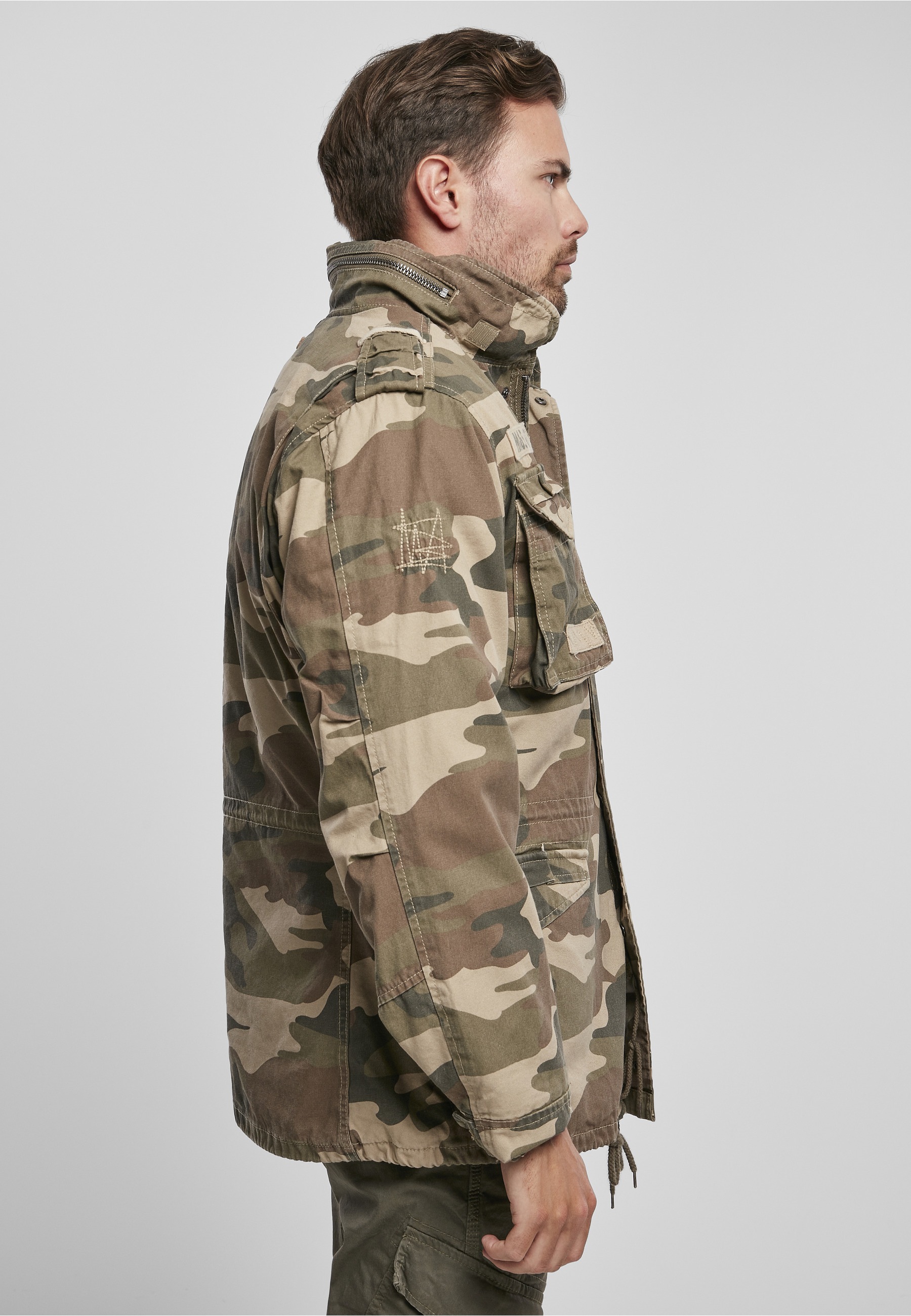 Brandit Winterjacke »Brandit Herren M-65 Giant Jacket« 1 Stk. tlg. ohne Kapuze