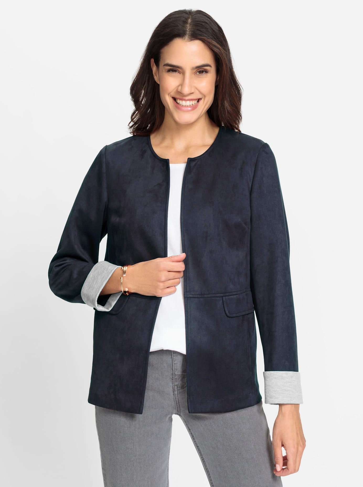 nicht definiert Lederimitat-Blazer »Lederimitat-Blazer«
