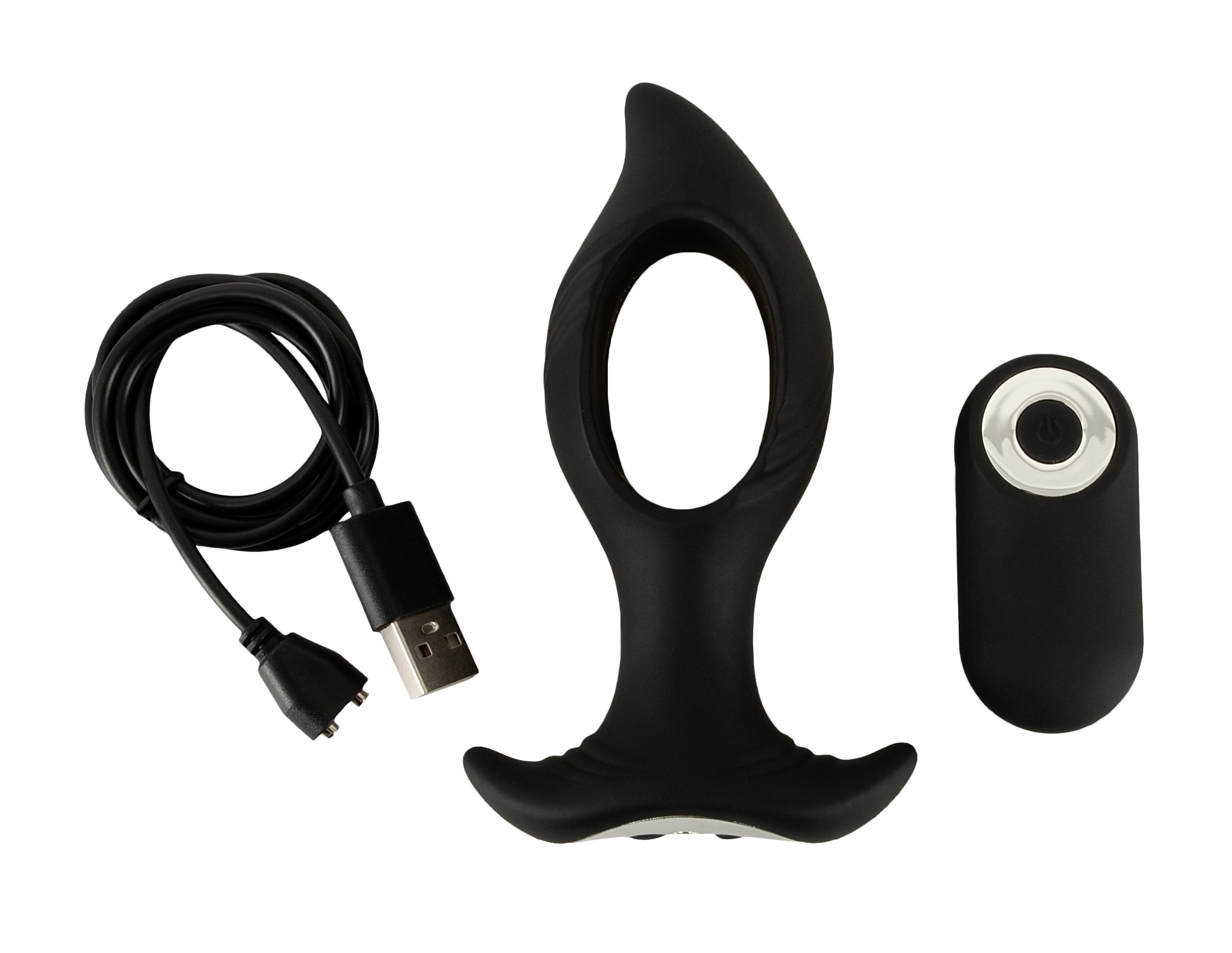 ANOS Anal-Stimulator »Analvibrator RC Butt Plug with a Hole« ()