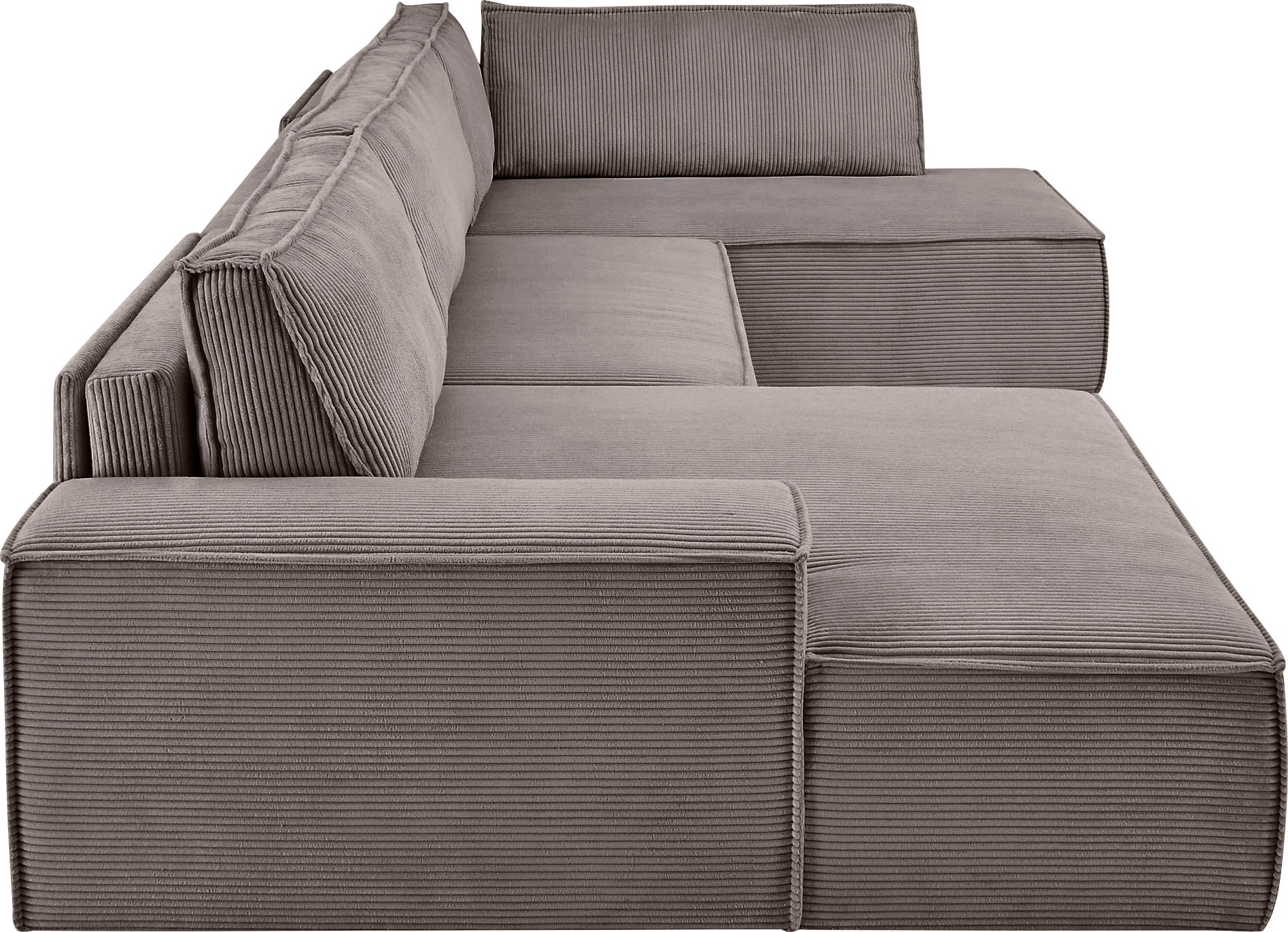Home affaire Wohnlandschaft »SHERWOOD 329 cm, U-Form, Schlafsofa,«
