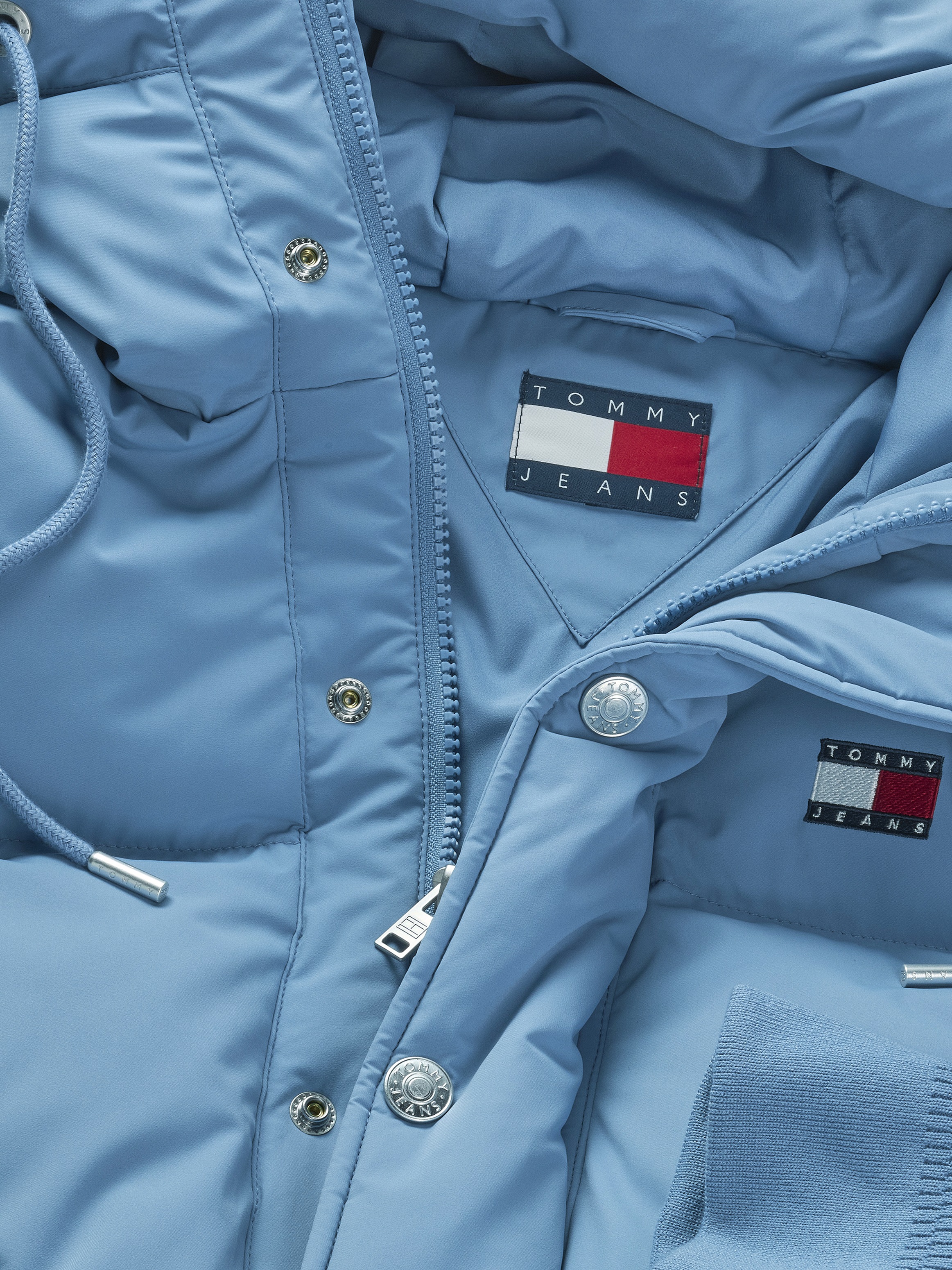Tommy Jeans Steppjacke »TJM BRANDED PUFFER JACKET EXT«, mit Kapuze, mit Logostickerei