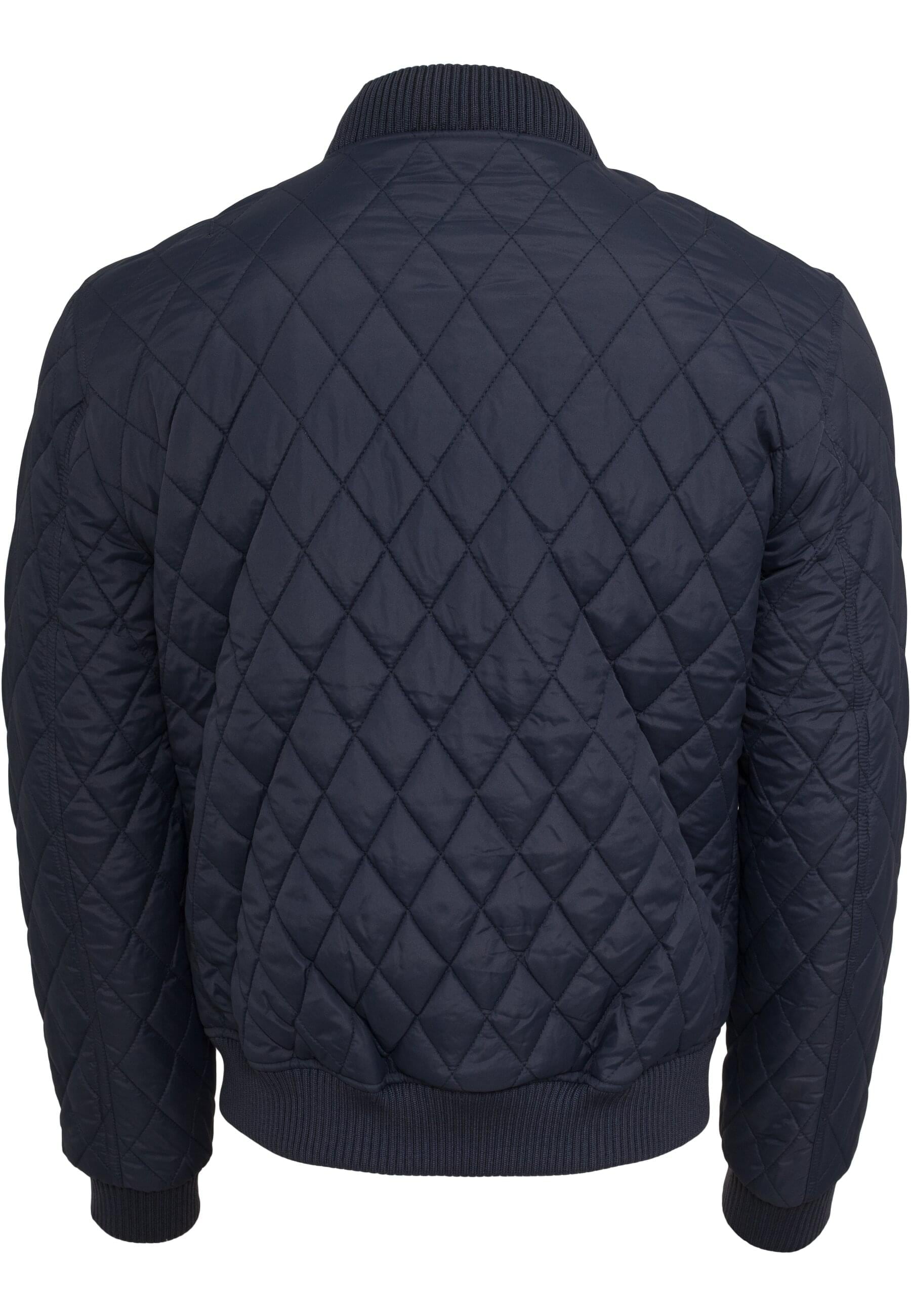 URBAN CLASSICS Allwetterjacke »Urban Classics Herren Diamond Quilt Jacket«, (1 St.), ohne Kapuze