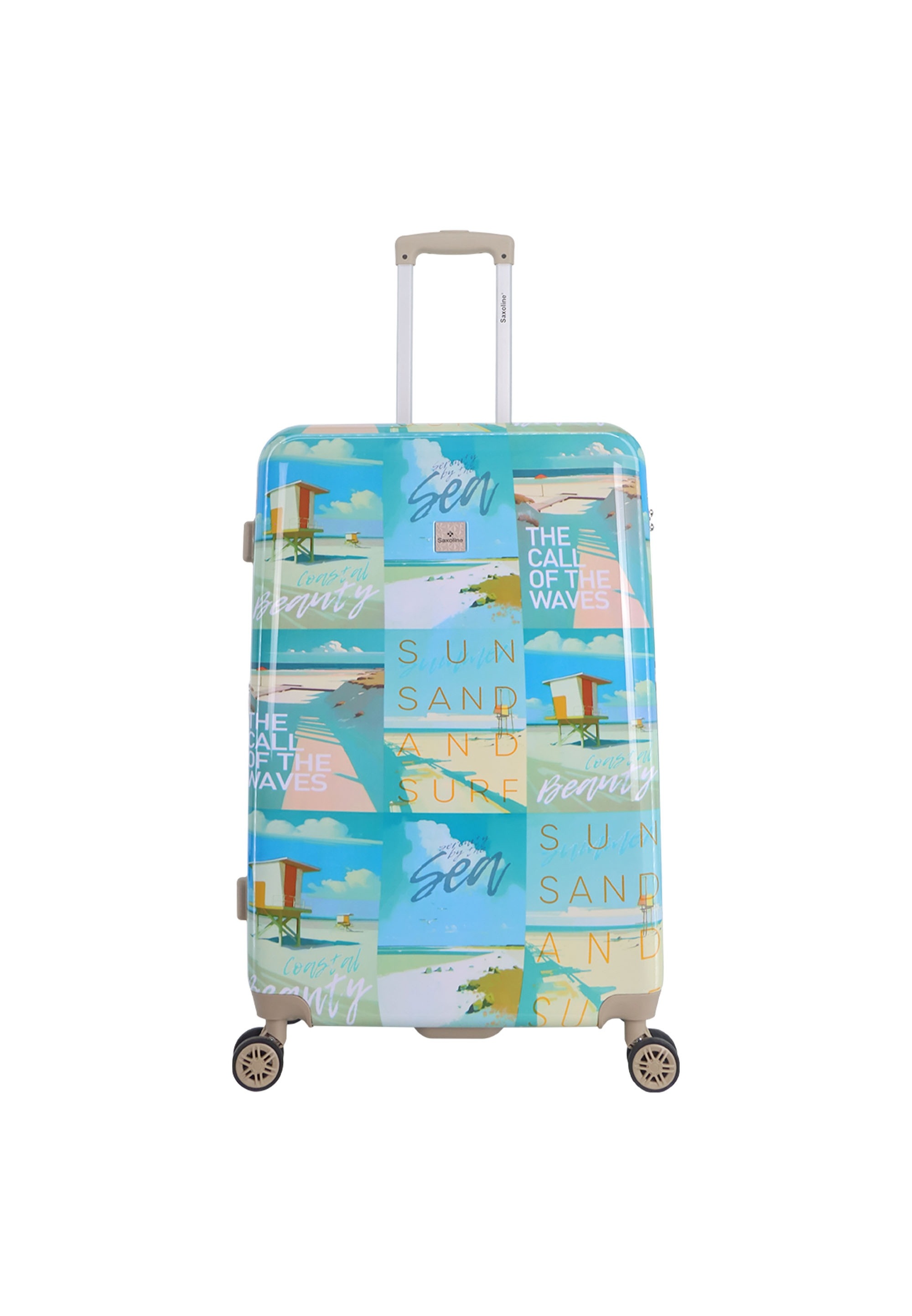 SAXOLINE Koffer "Coastal Beauty"mehrfarbig, Koffer, aus ABS/PC-Material