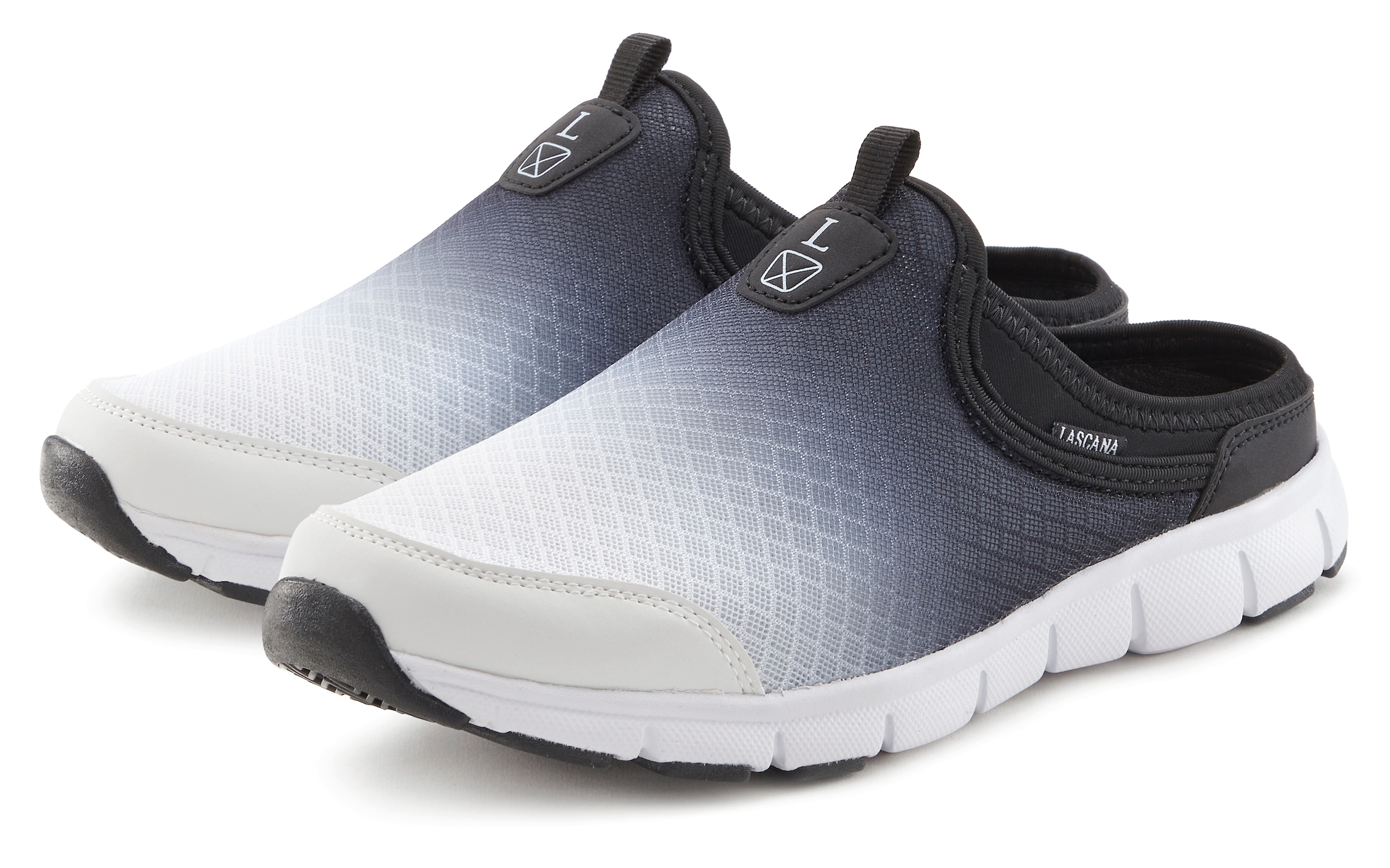LASCANA Sneaker, Halbschuh, Freizeitschuh, Sabot, Clogs aus leichtem Mesh-M günstig online kaufen