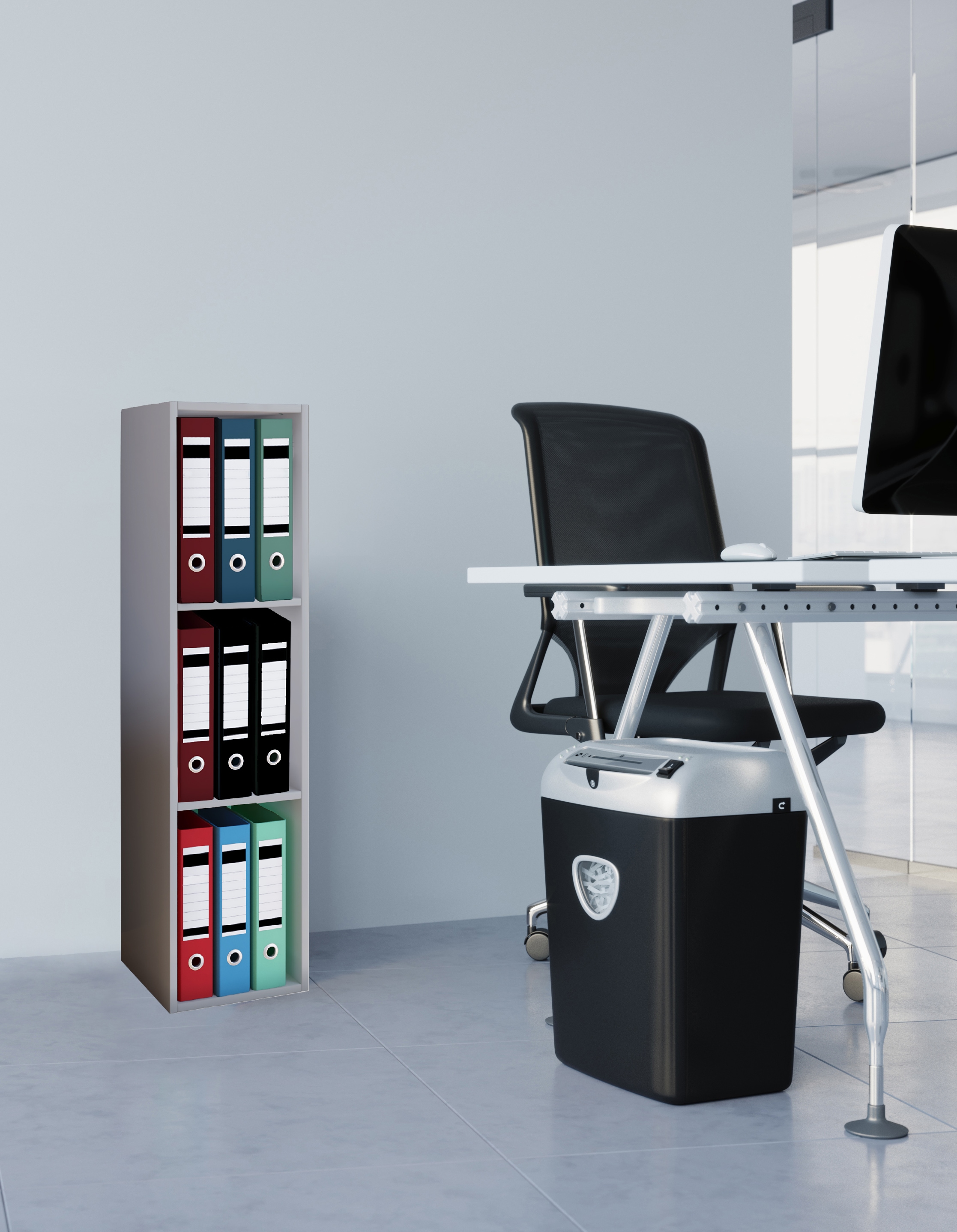 VCM Bücherregal »Holz Büro Regal Bücher Ordner Aktenregal Offas 3f«