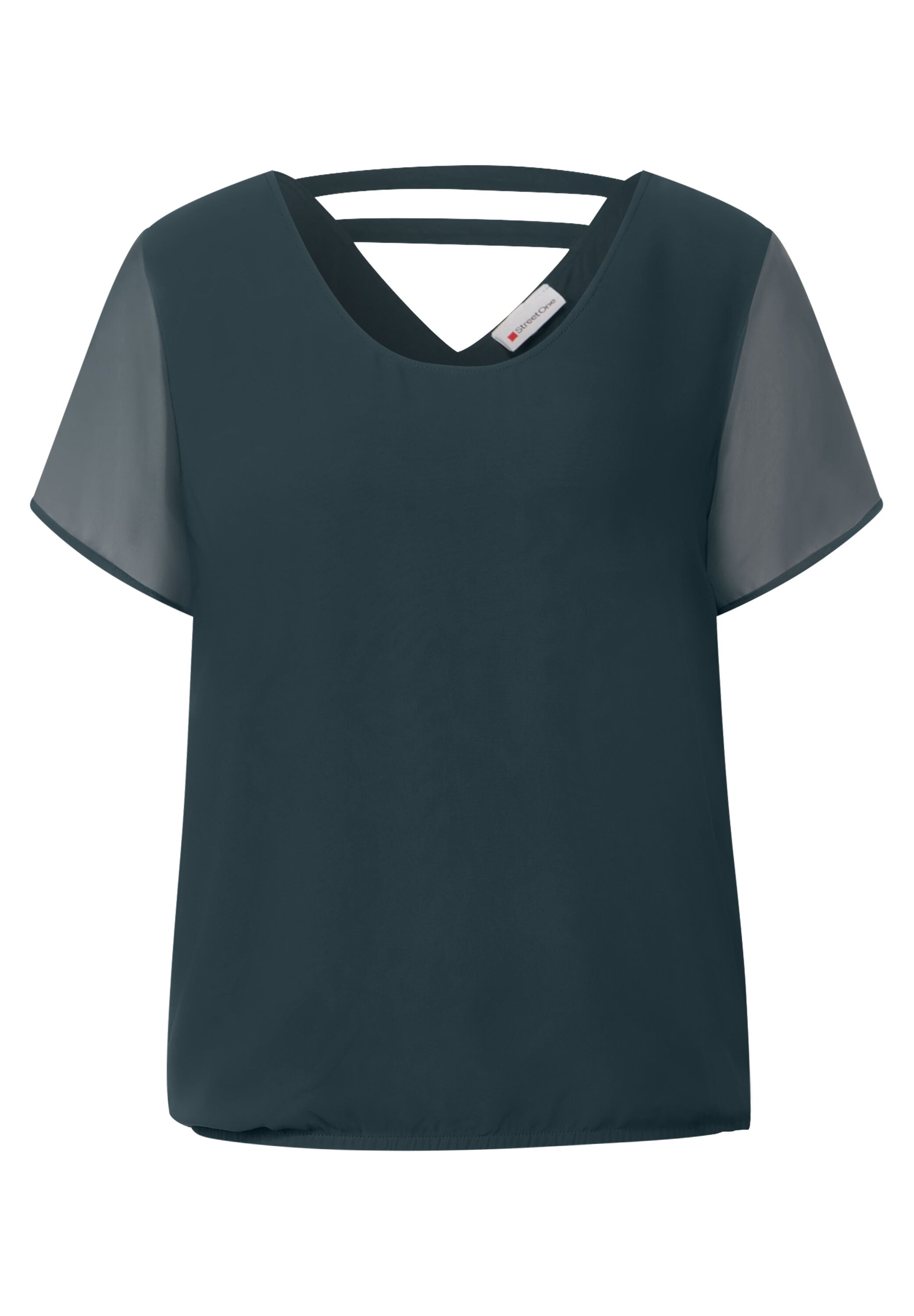 STREET ONE Chiffonbluse, Elastiksaum mit bestellen BAUR für 