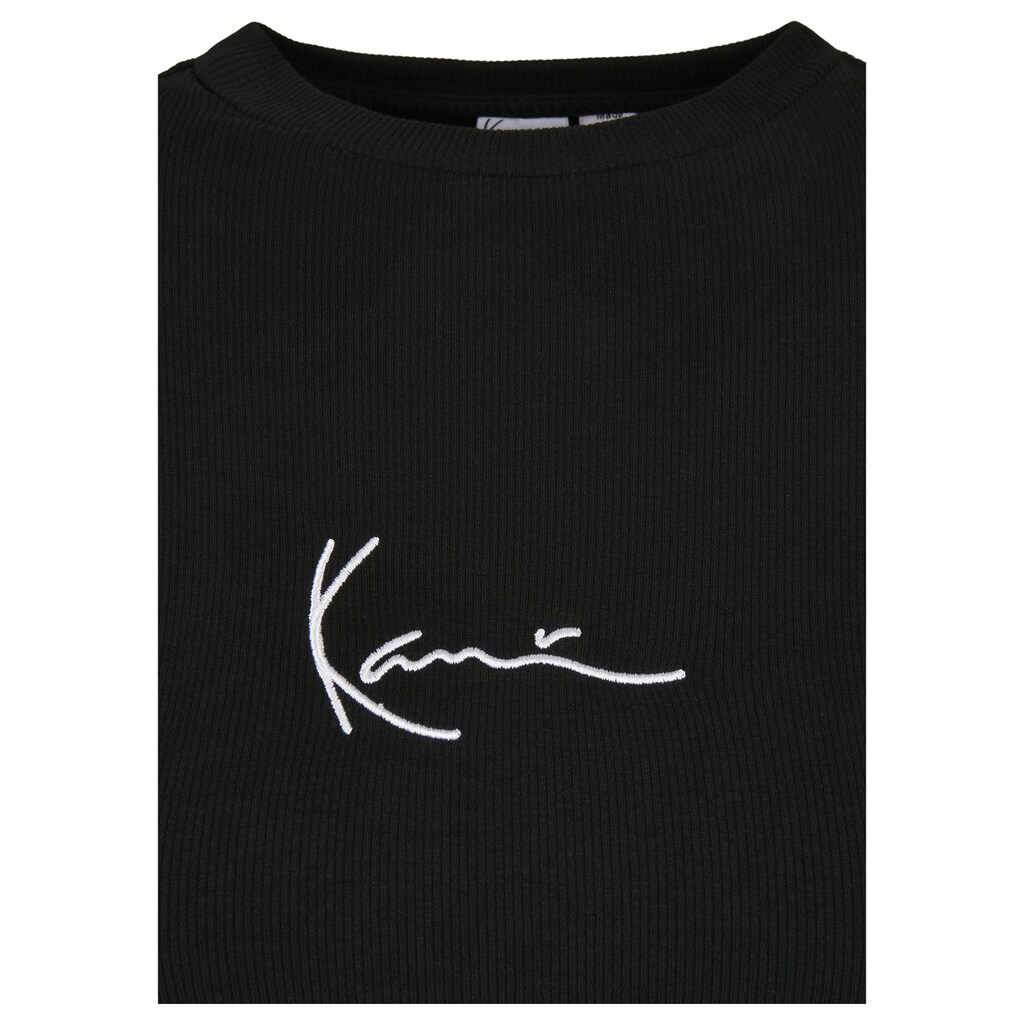 Karl Kani Langarmshirt »Karl Kani Damen KW-LS012-001-01 SMALL SIGNATURE RIB LS BLACK«, (1 tlg.)