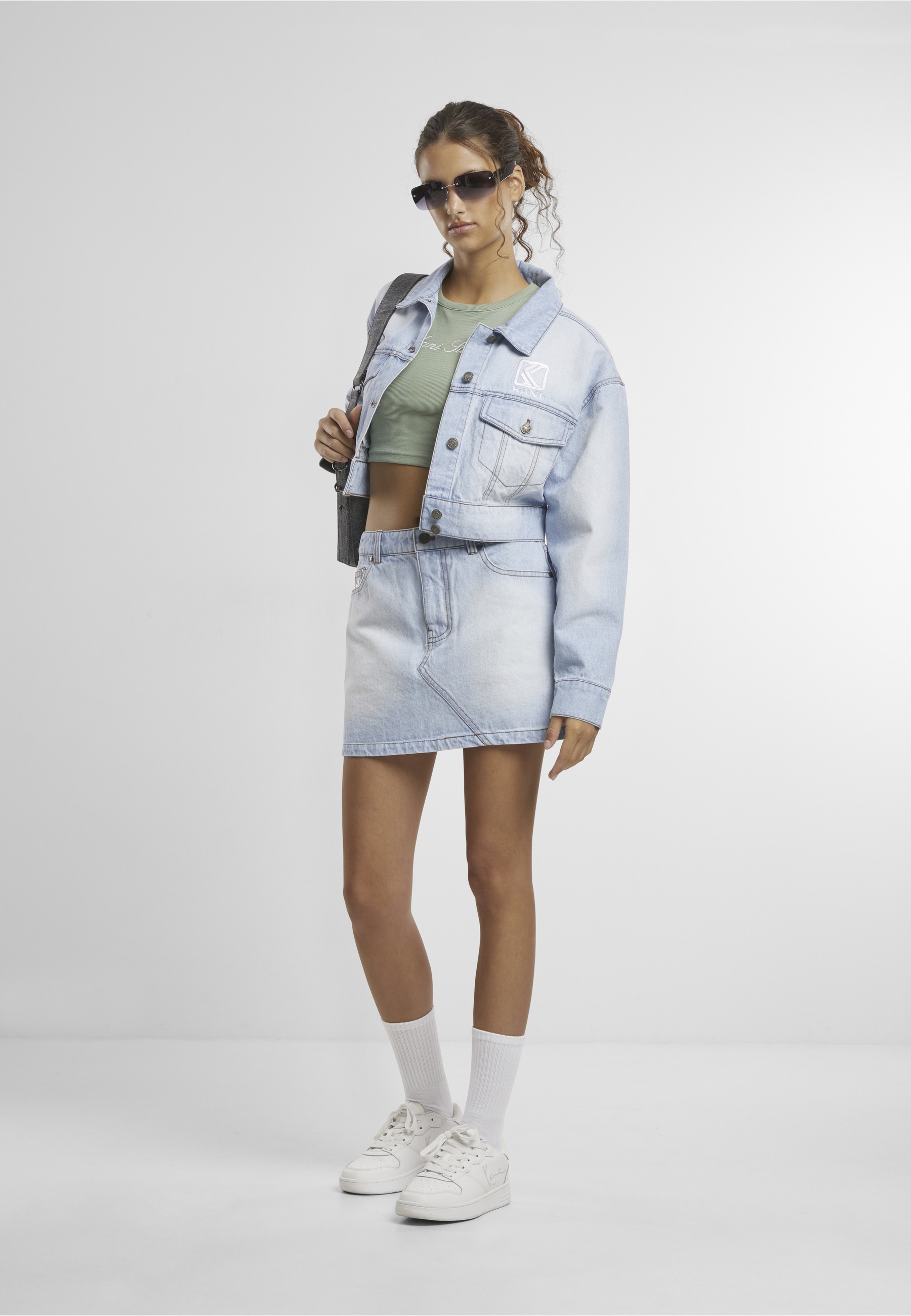 Karl Kani Jeansjacke »Karl Kani Og Kani Denim Jacket« 1 Stk. tlg. ohne Kapuze