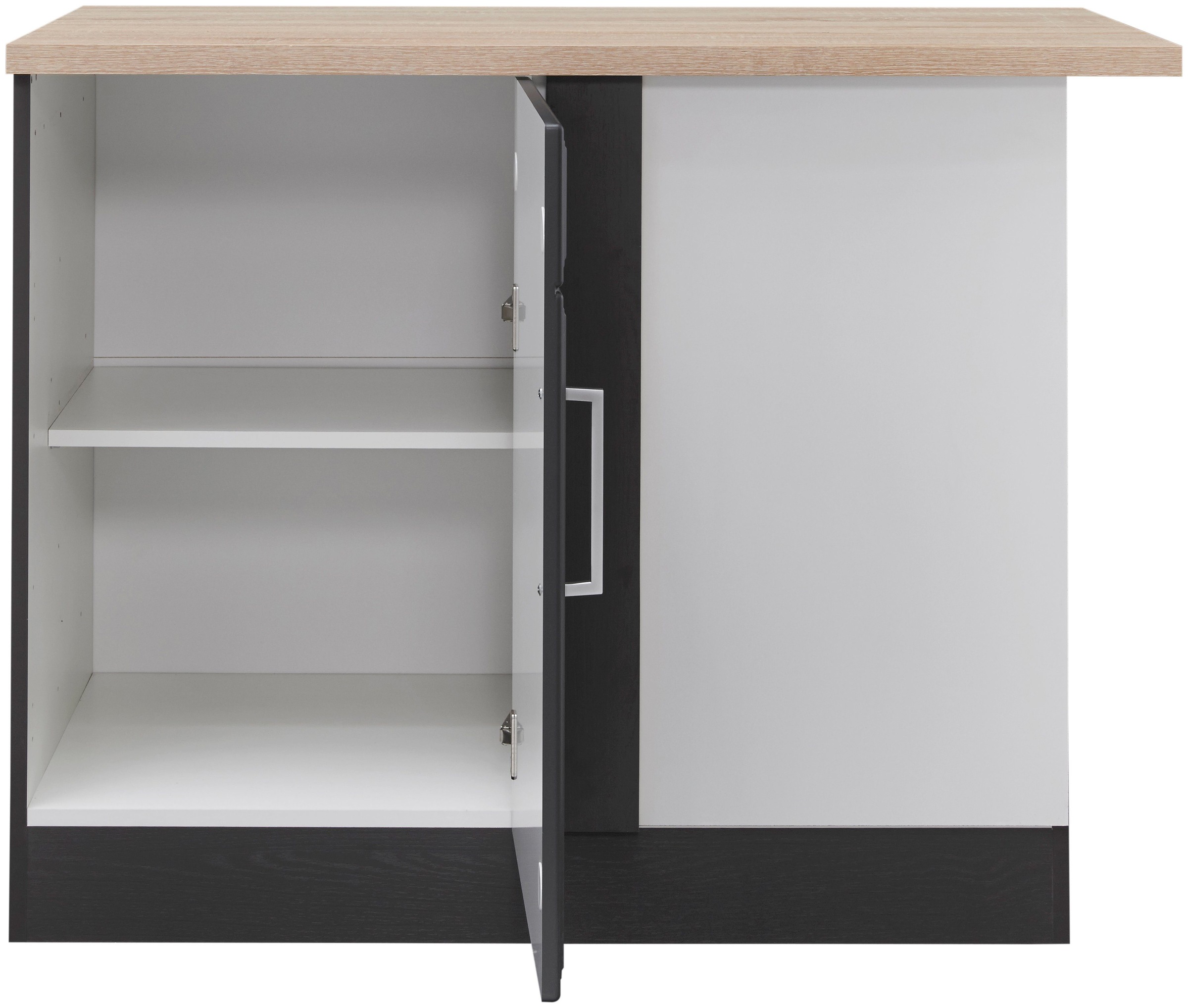 HELD MÖBEL Eckunterschrank »Stockholm, Breite 110 cm«, hochwertige MDF-Fronten