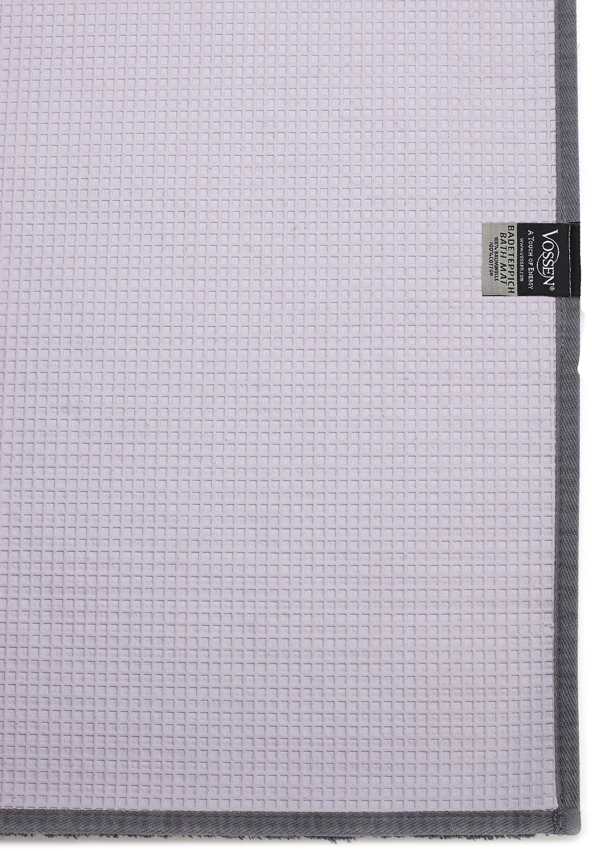 Thumbnail - Vossen Badematte "Exclusive" Höhe 20 mm rutschhemmend beschichtet fußbodenheizungsgeeignet Badteppich, Uni-Farben, Karo ...