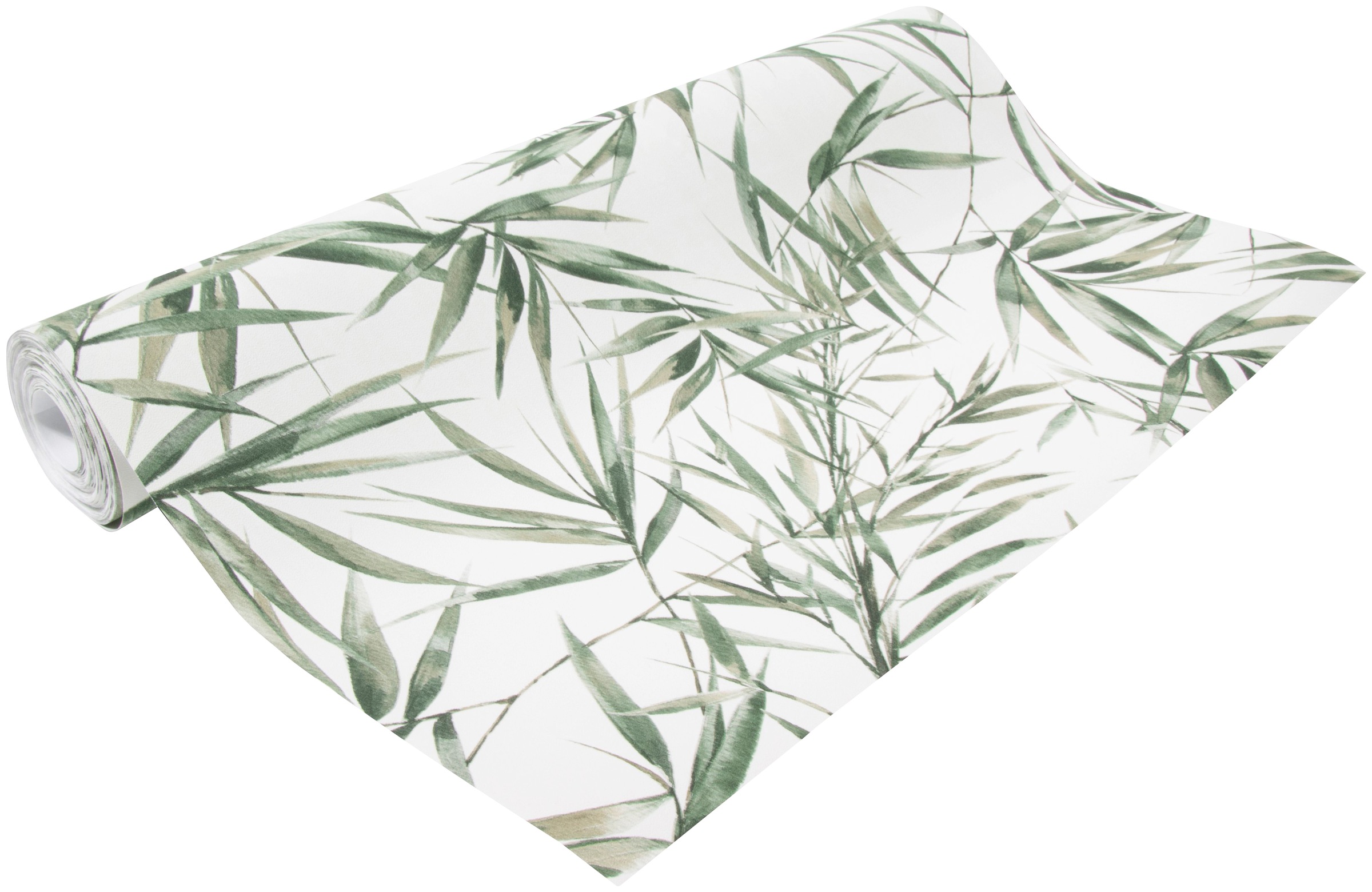 Superfresco Easy Vliestapete »Bambus«, Weiss/Grün - 10mx53cm