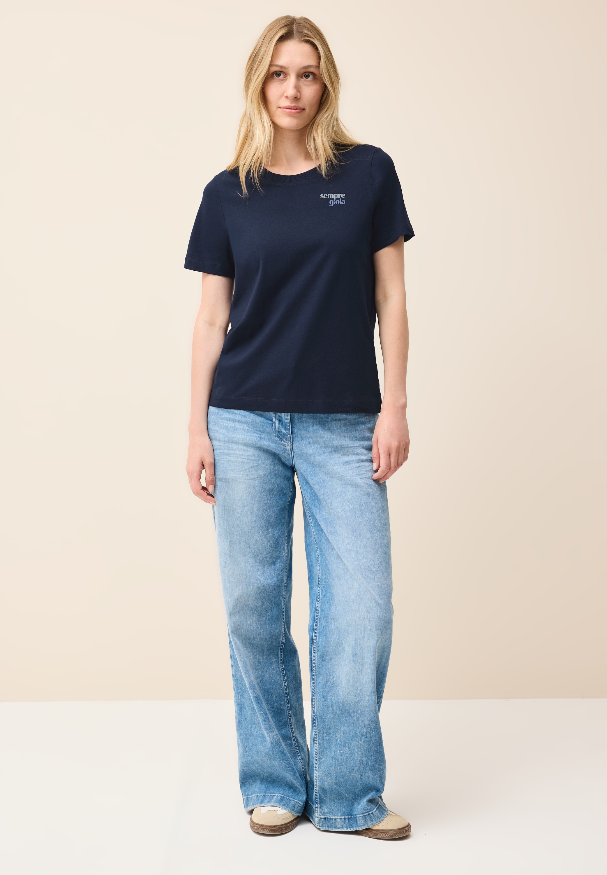 Cecil Print-Shirt, aus reiner Baumwolle