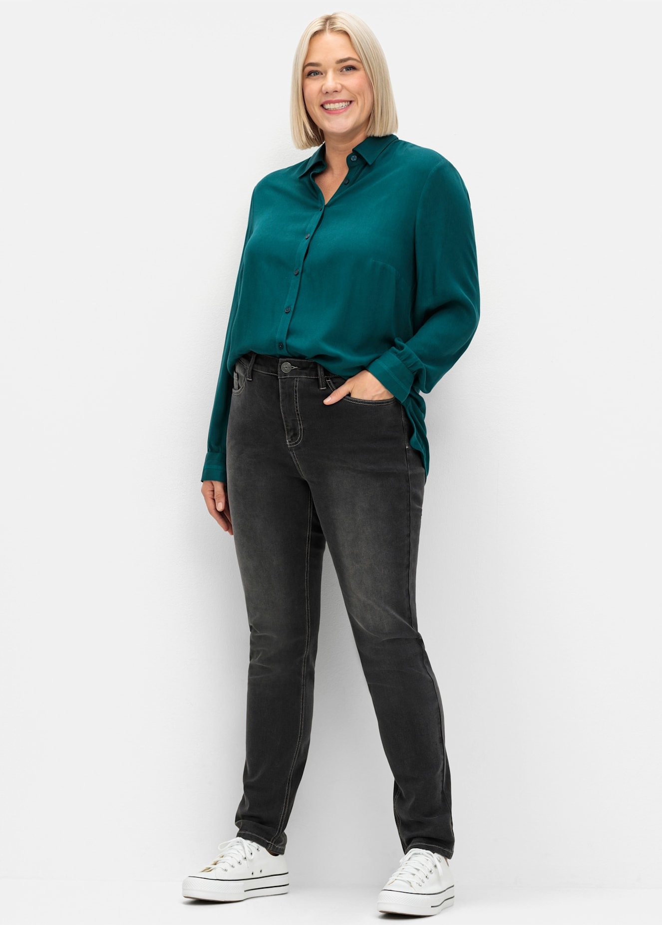Sheego Hemdbluse günstig online kaufen
