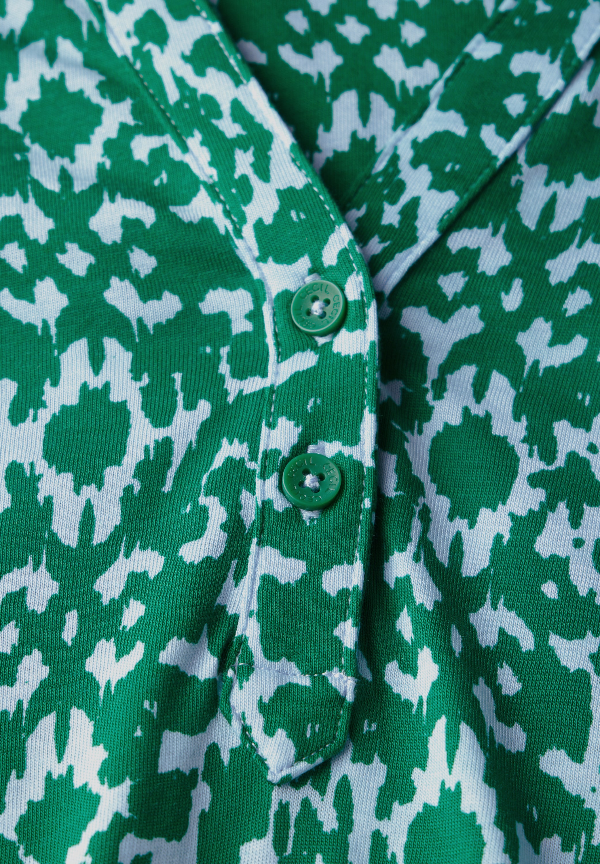 Cecil 3/4-Arm-Shirt, mit Minimal-Print und im Tunika-Look