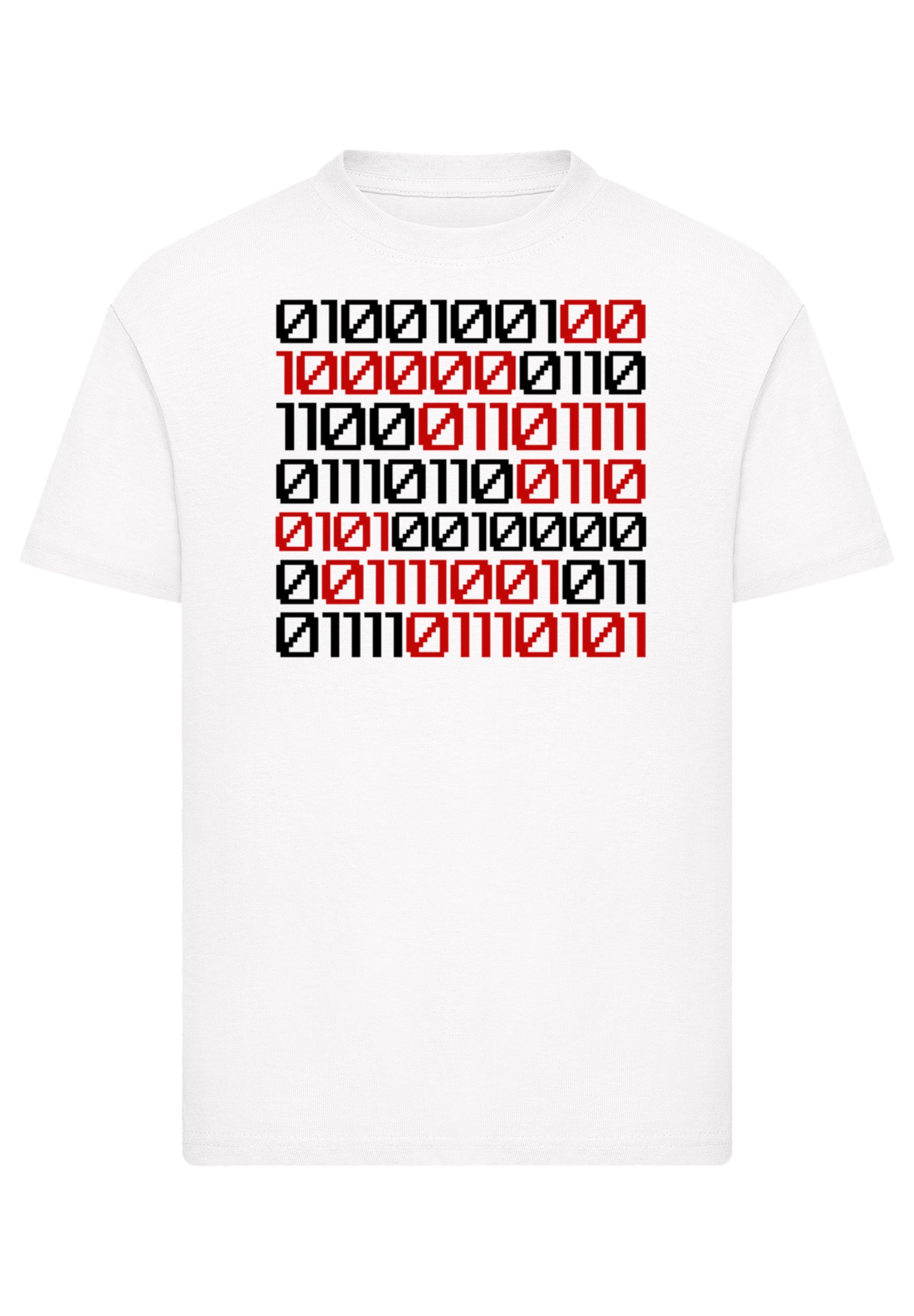 F4NT4STIC T-Shirt »I love you 01001001 Binary Code Valentinstag«, Premium Qualität