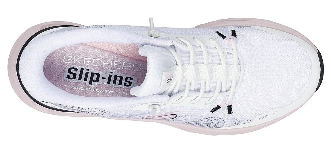 Skechers Slip-On Sneaker »GLIDE-STEP ALTUS-FAST LANE«, Laufschuh, Trainingsschuh mit dämpfender Glide Step Sohle