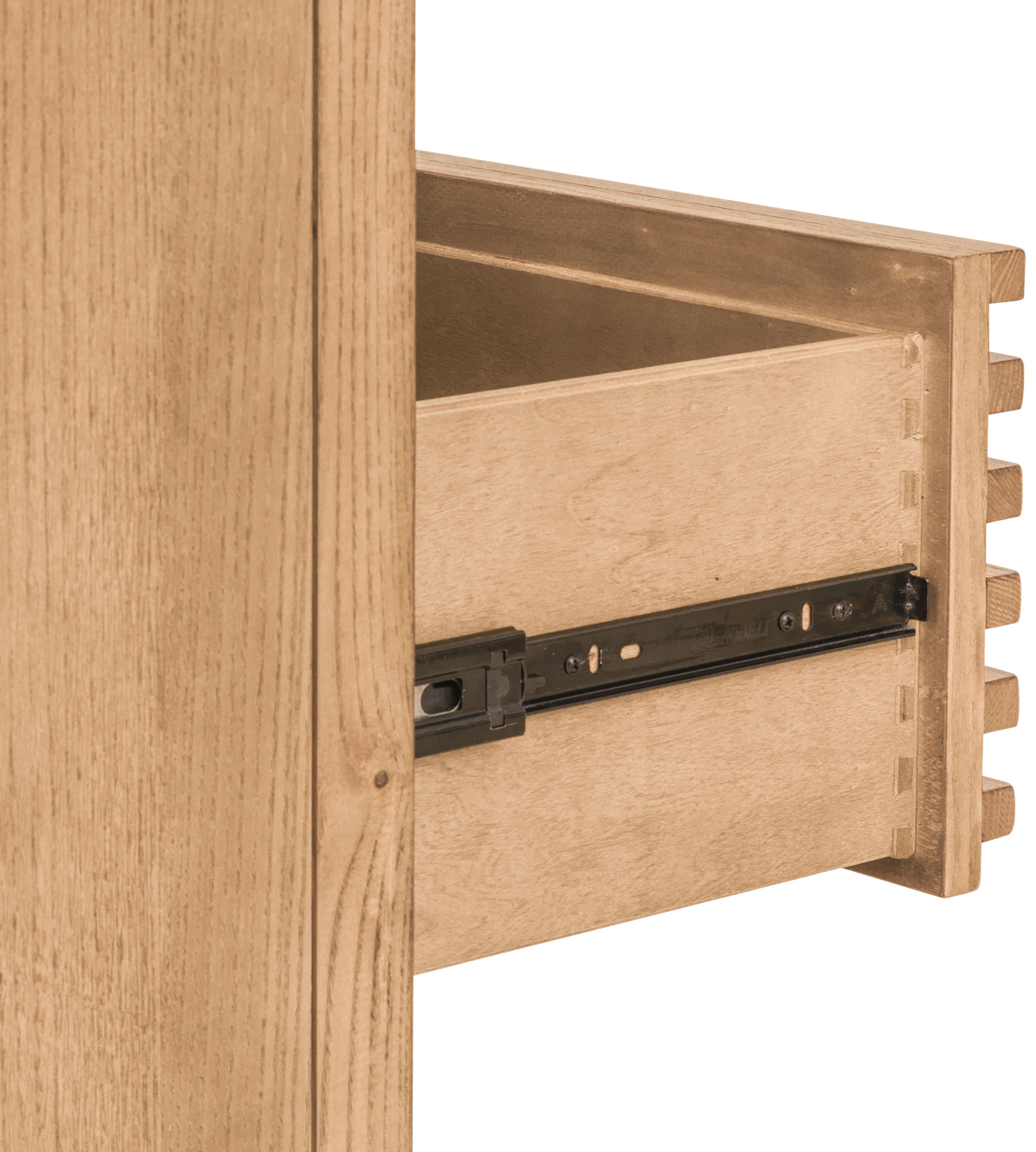 andas Highboard »Tanner Highboard aus Eschenholz mit fünf Schubladen« 1 Stk. tlg.