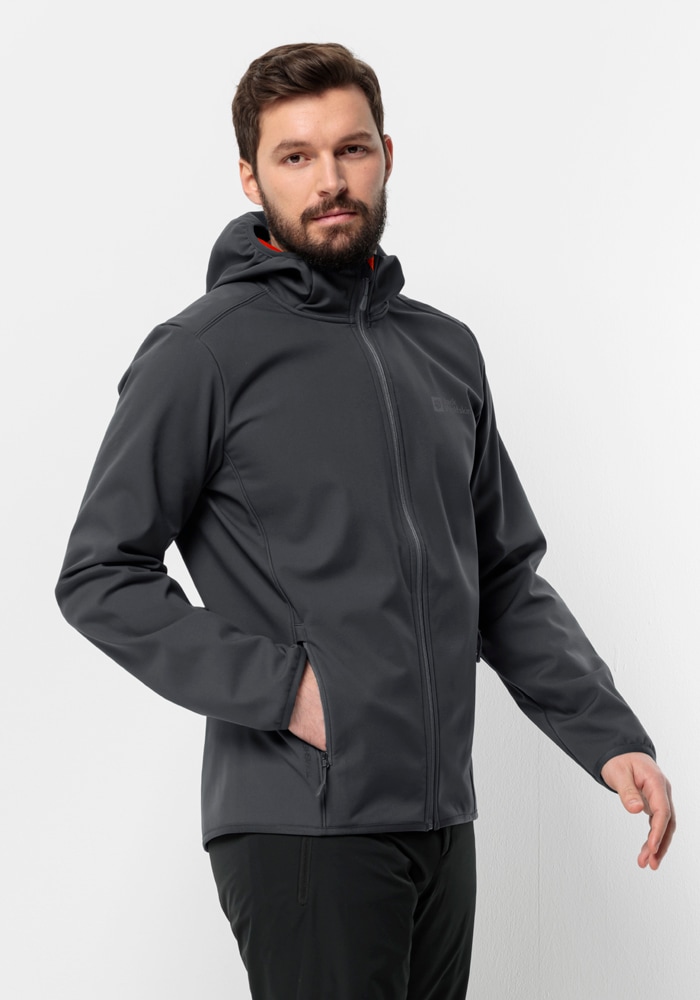 Jack Wolfskin Softshelljacke "BORNBERG HOODY M", mit Kapuze