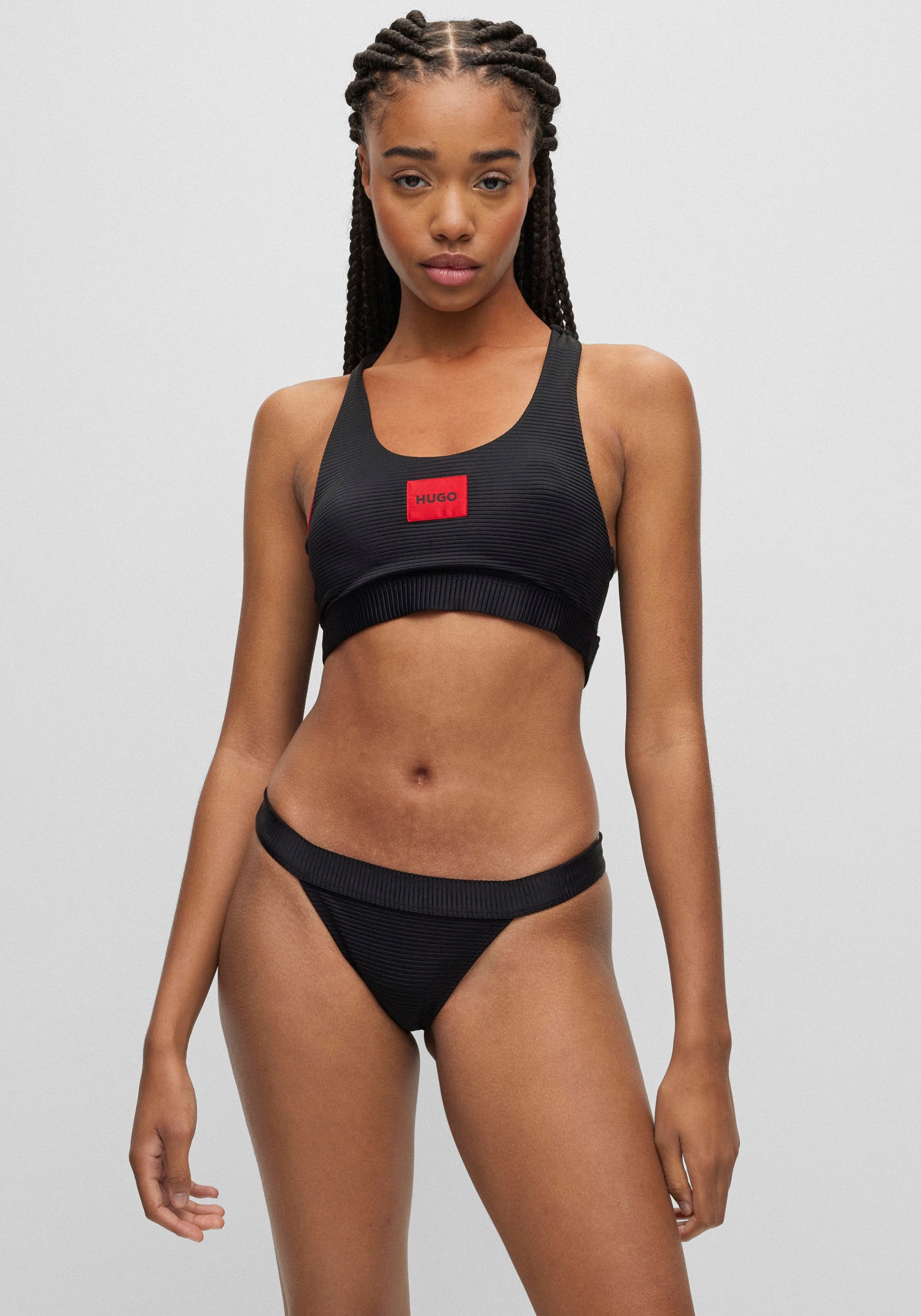 HUGO Bustier-Bikini-Top mit Racerback