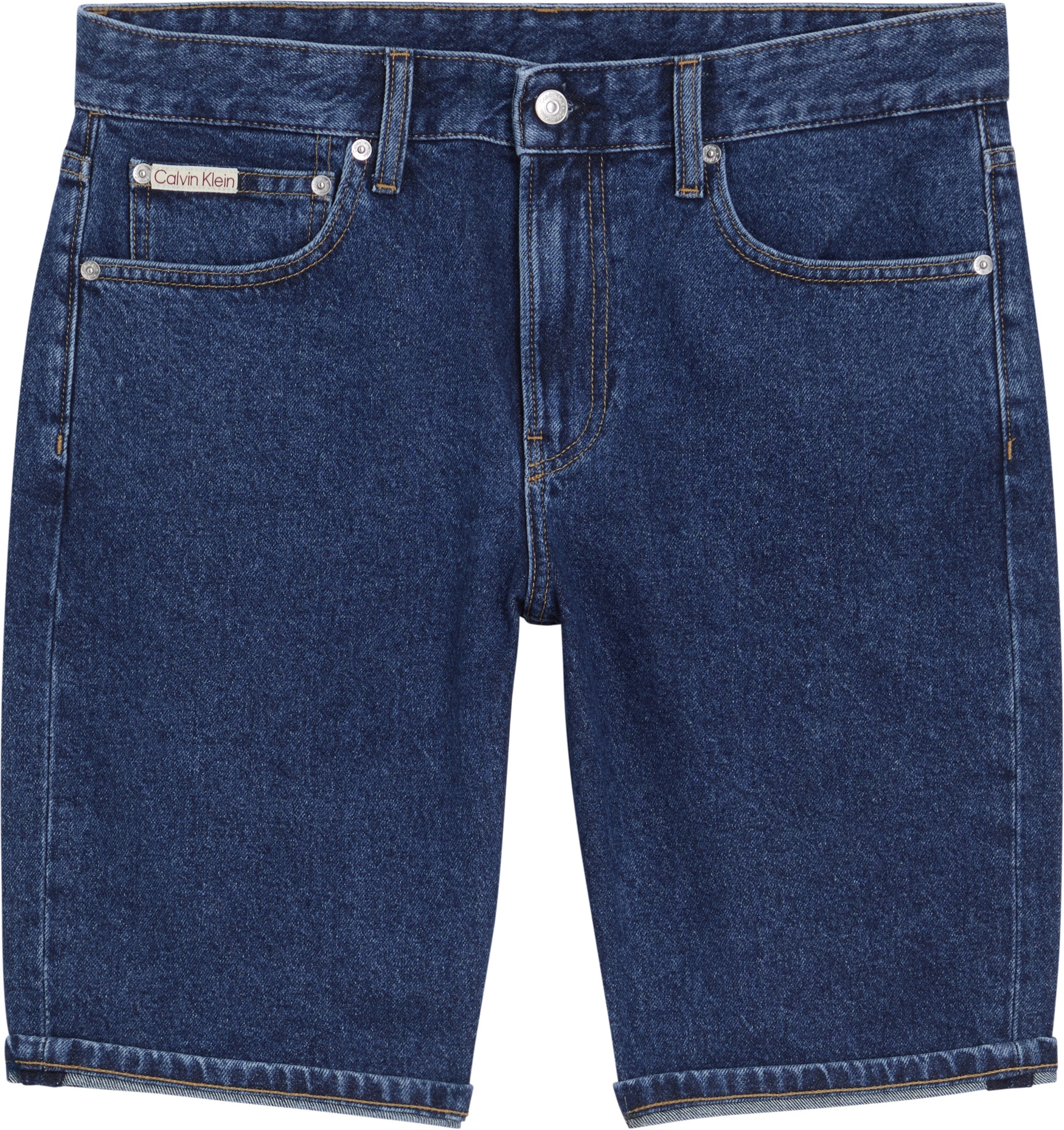 Calvin Klein Jeans Shorts »REGULAR SHORT«, in dunkelblauer Waschung