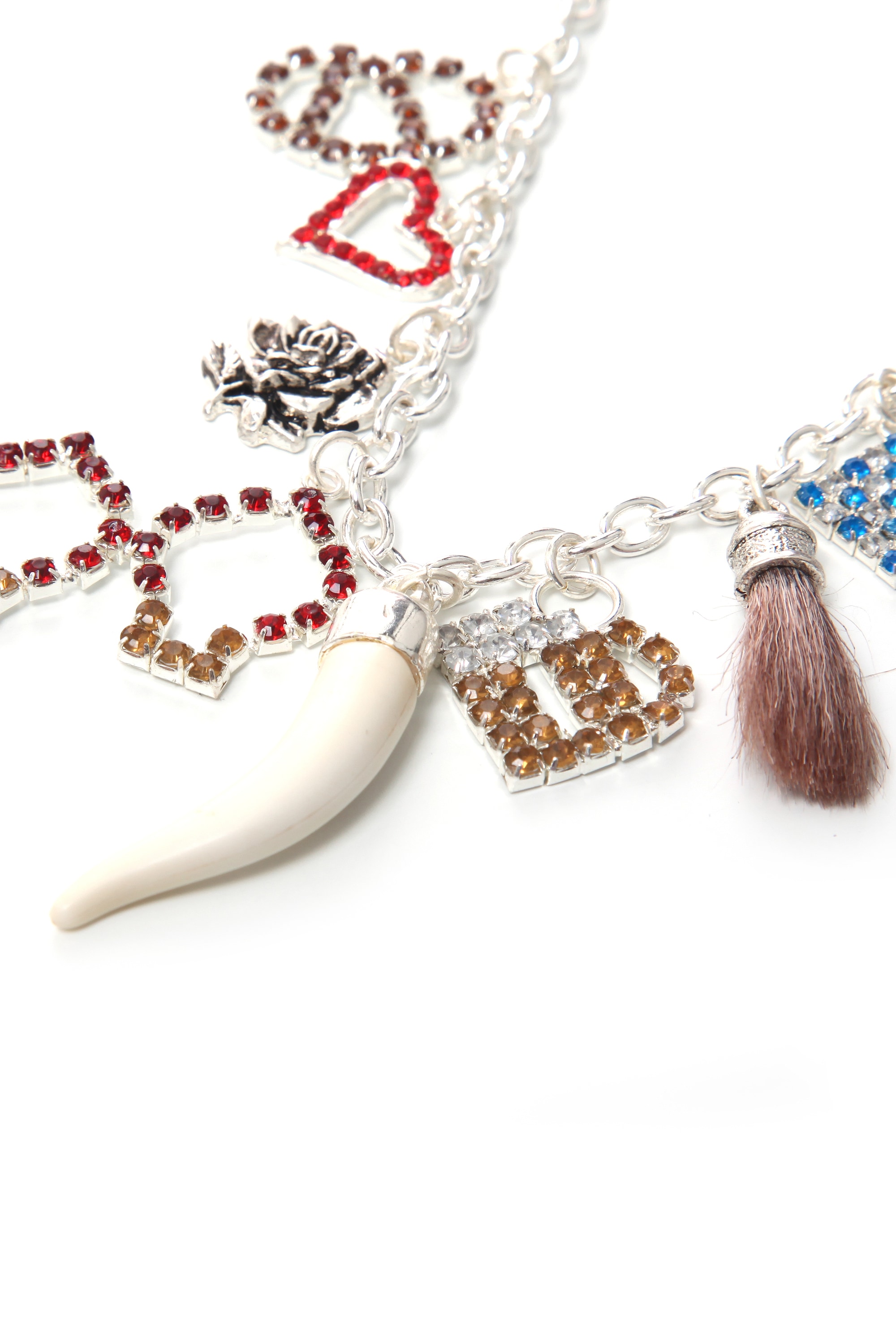 Allgäu Rebell Kette mit Anhänger »Lotti«, mit Charm Anhängern